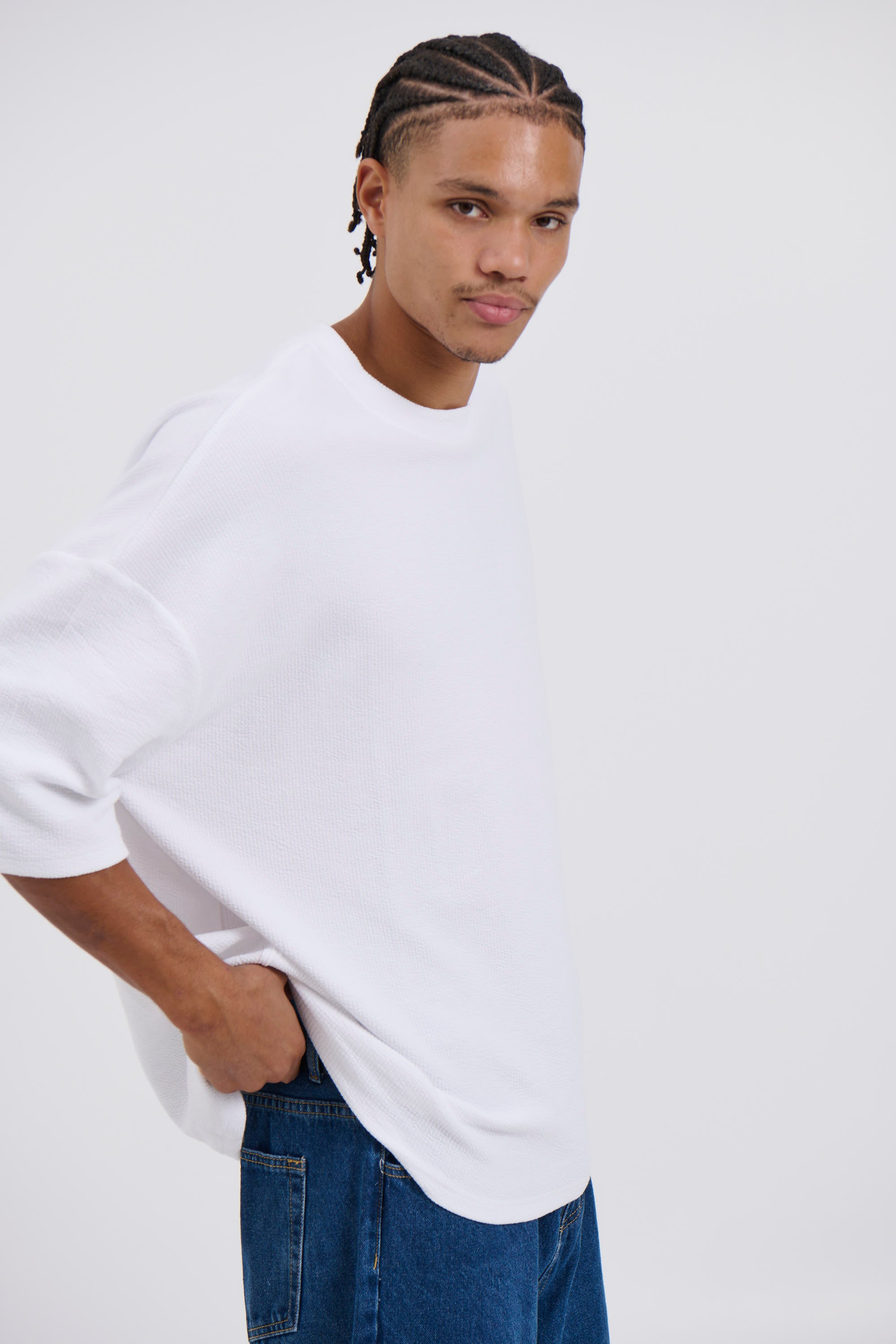 NTH Heavy Ribbed Tee White