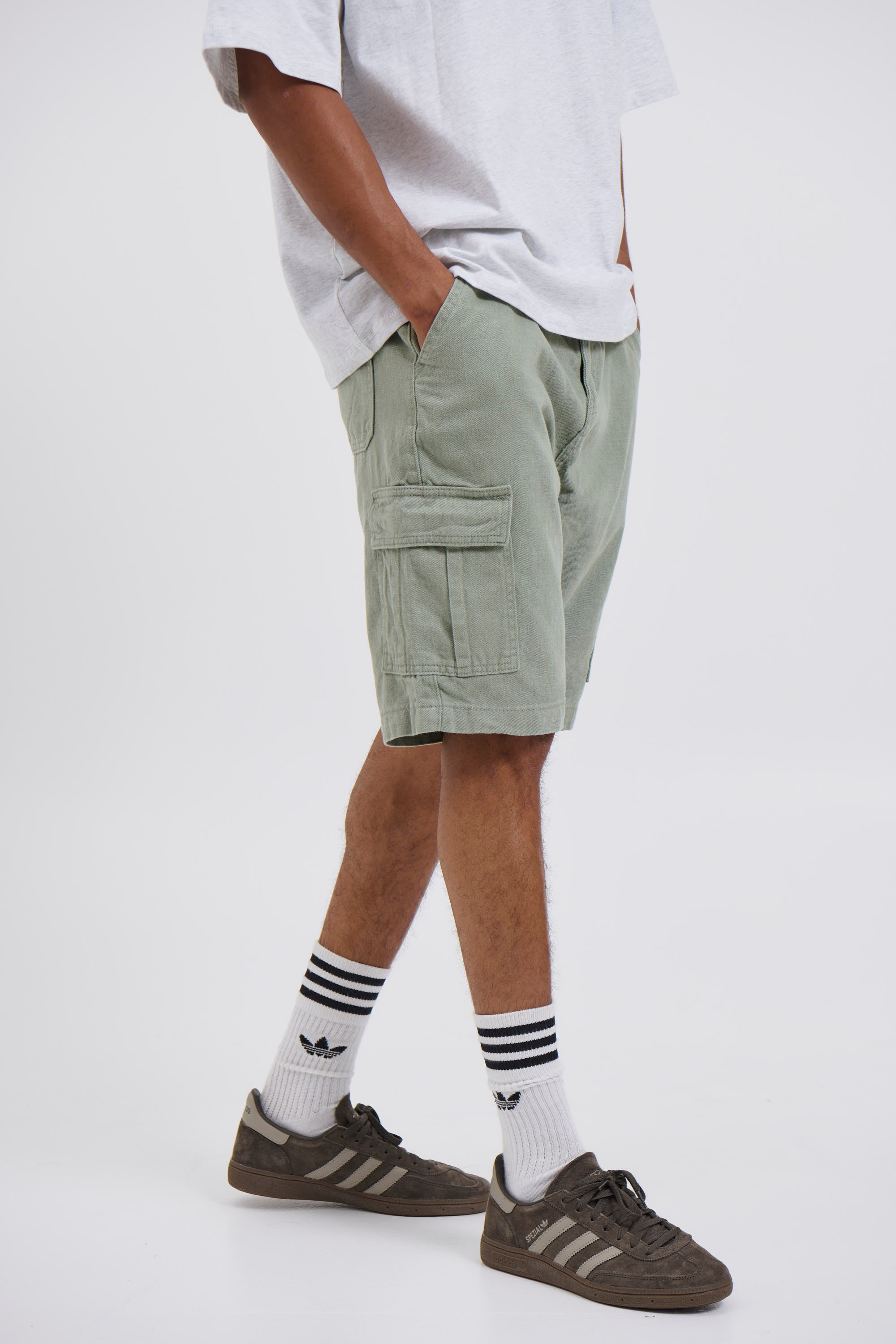 Ryder Baggy Short Khaki