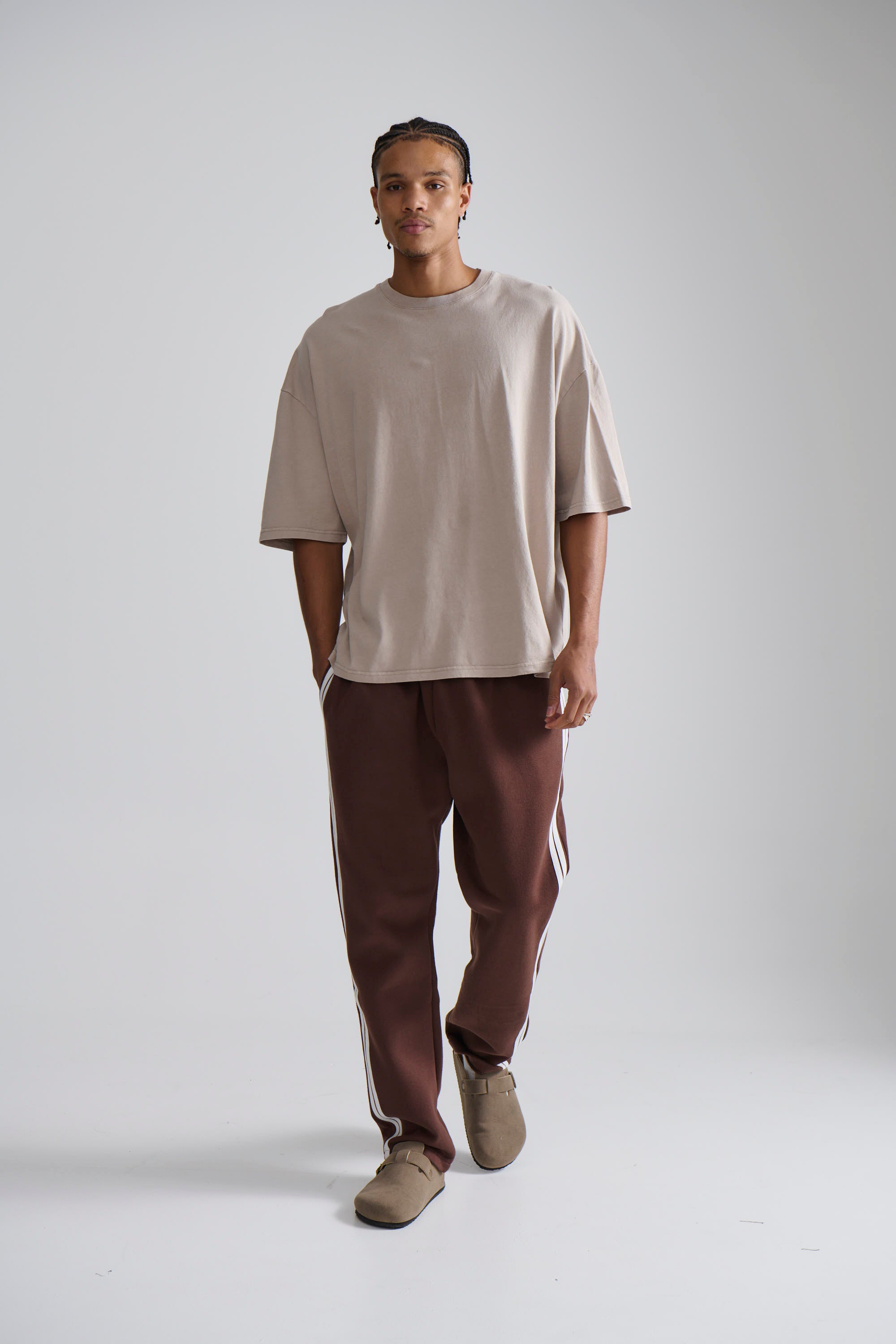 Track Panel Pant Choc