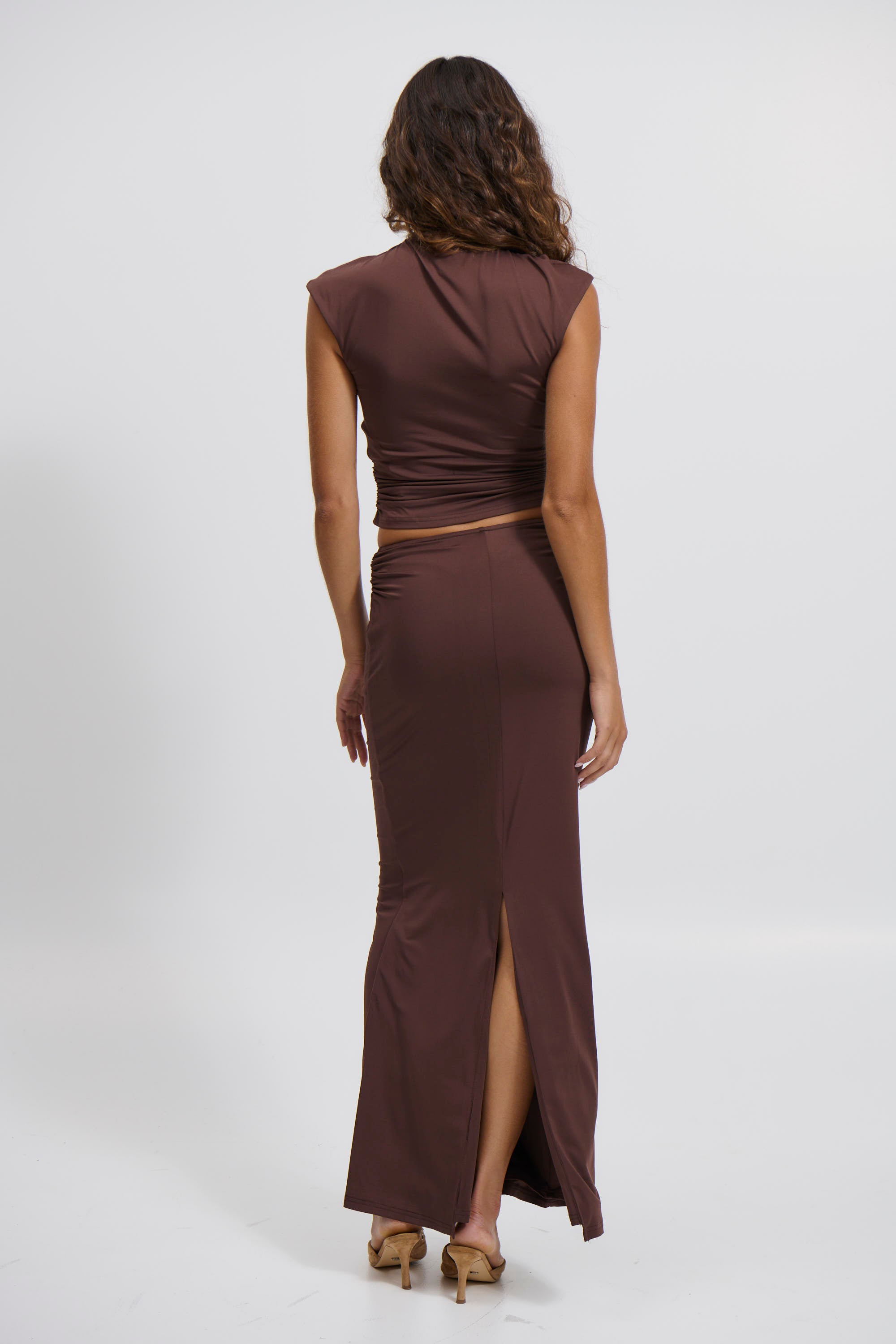 Gabby Maxi Skirt Coffee