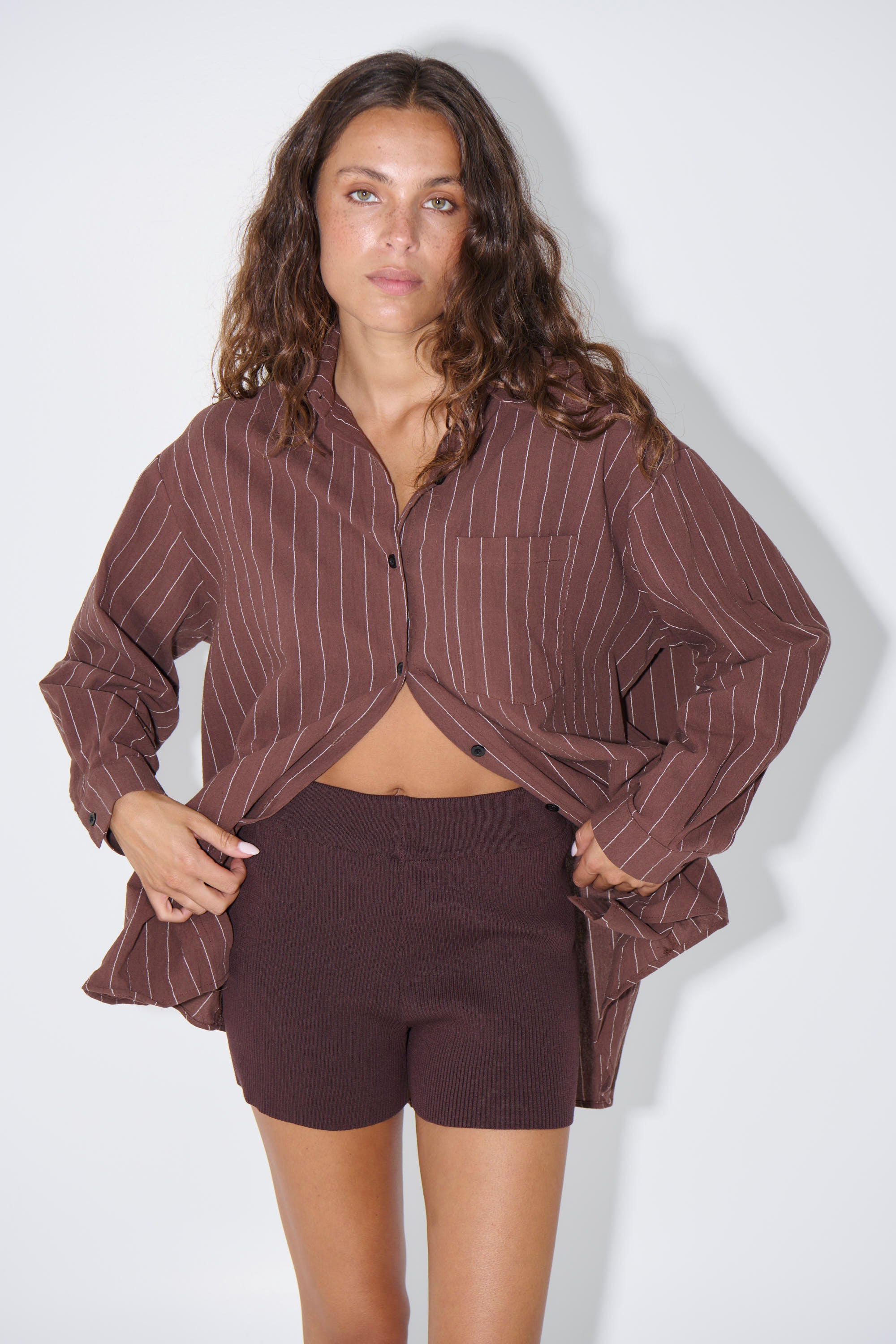 Saski Shirt Chocolate