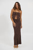 Summer Lace Top Chocolate