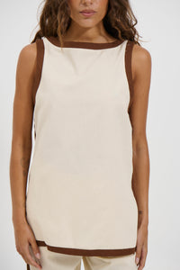 Pia Top Beige