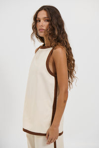 Pia Top Beige