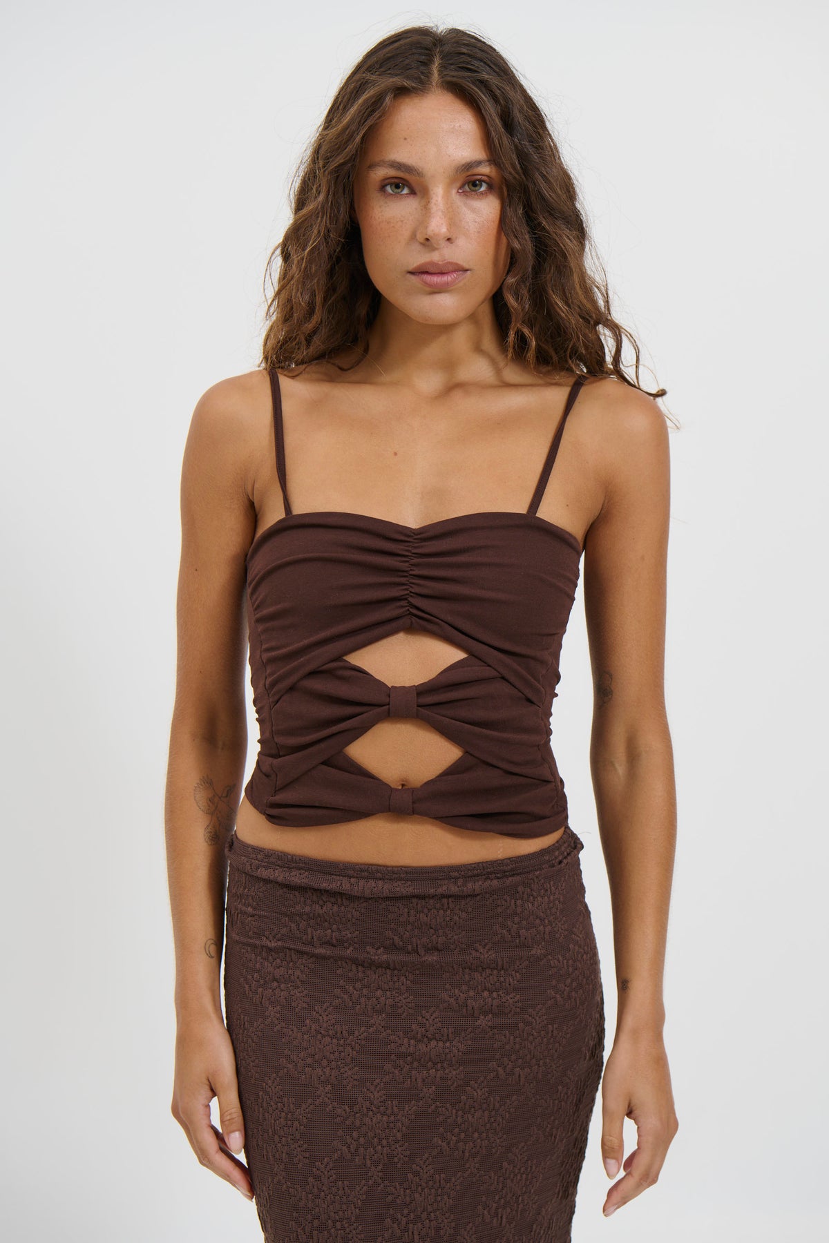Tracie Top Chocolate
