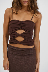 Tracie Top Chocolate