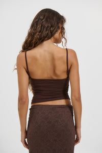 Tracie Top Chocolate
