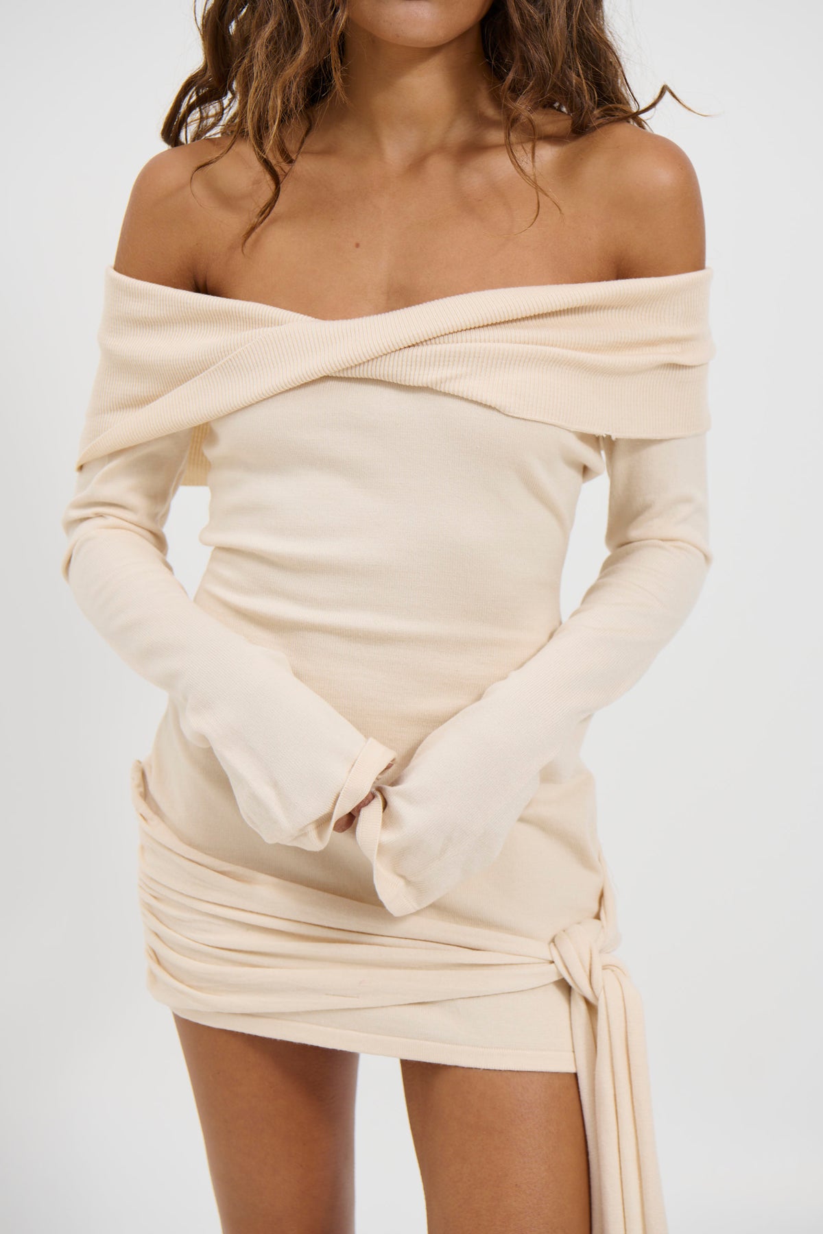 Makenzie Mini Dress Cream