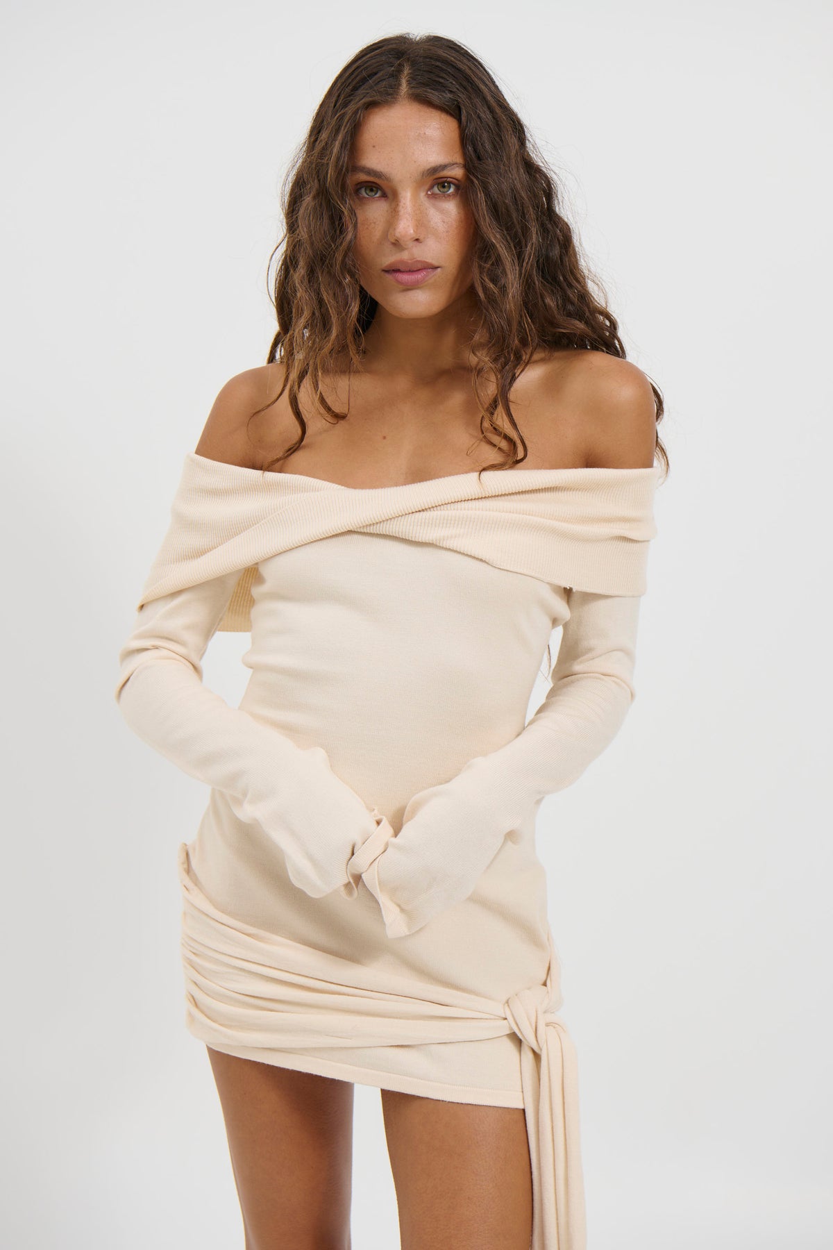 Makenzie Mini Dress Cream