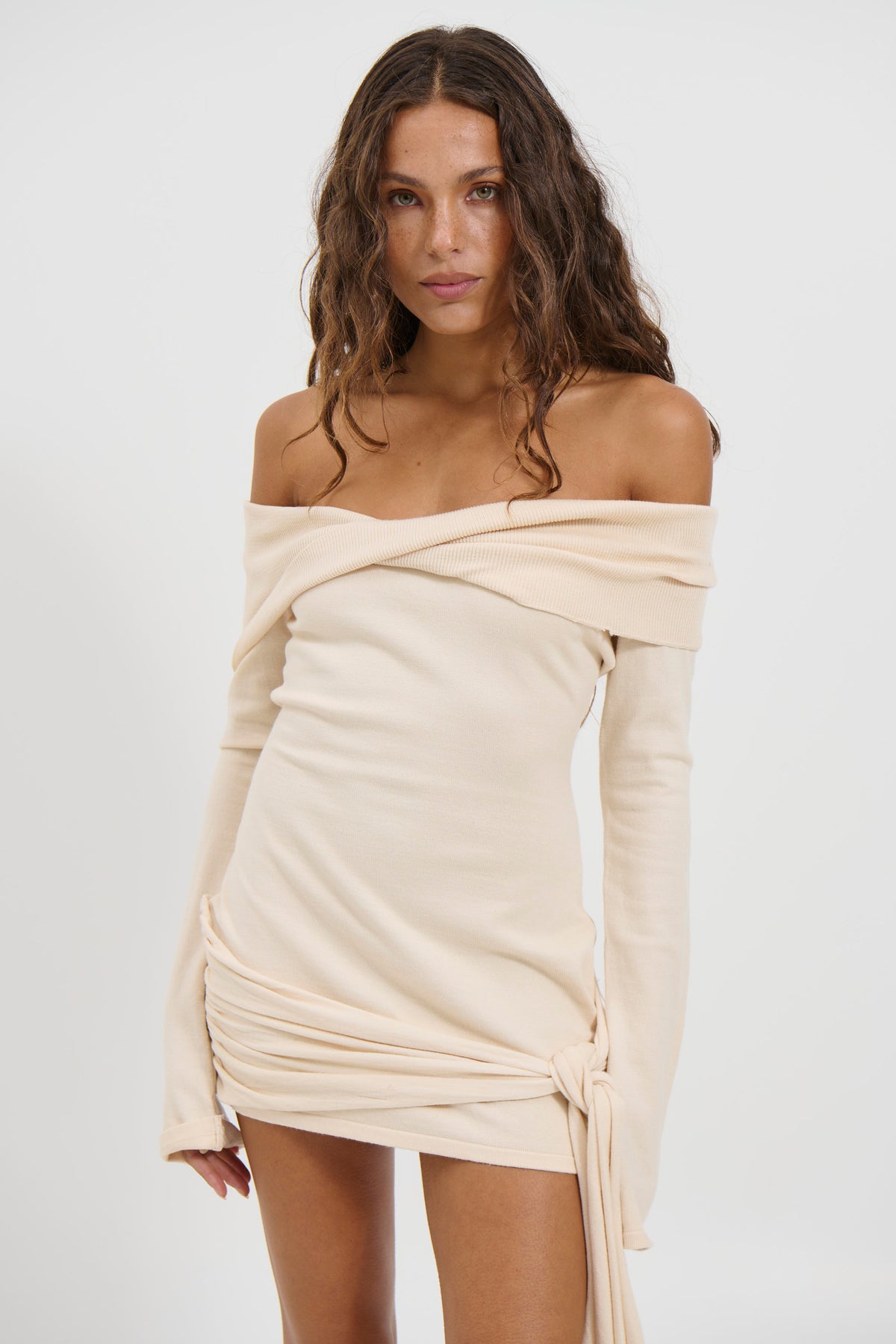 Makenzie Mini Dress Cream