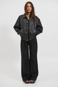 Jorja Bomber Jacket Vintage Black