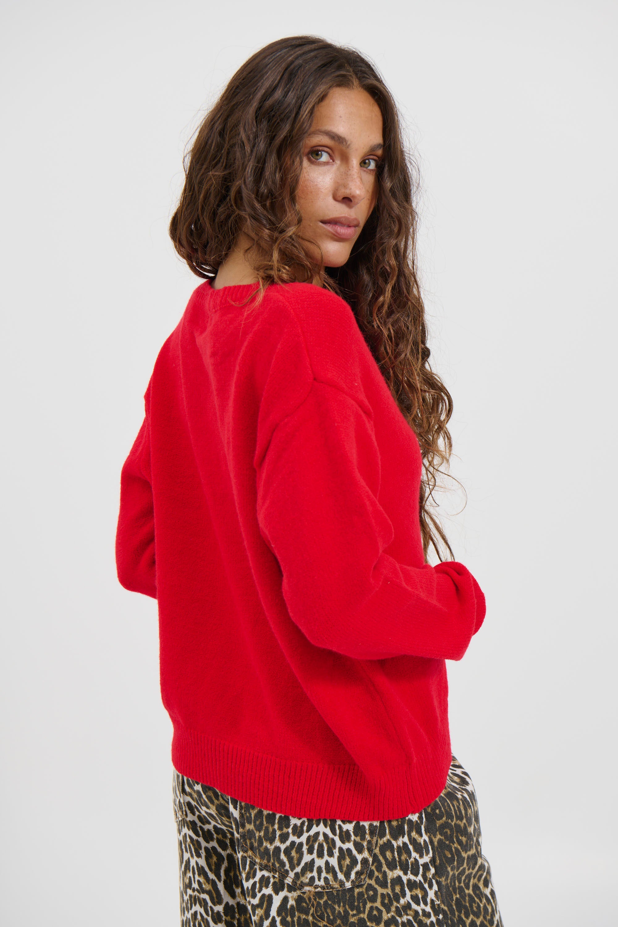 Maisha Knit Red