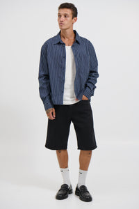 Long Sleeve Box Shirt Navy