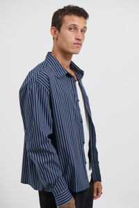 Long Sleeve Box Shirt Navy