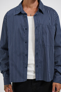 Long Sleeve Box Shirt Navy