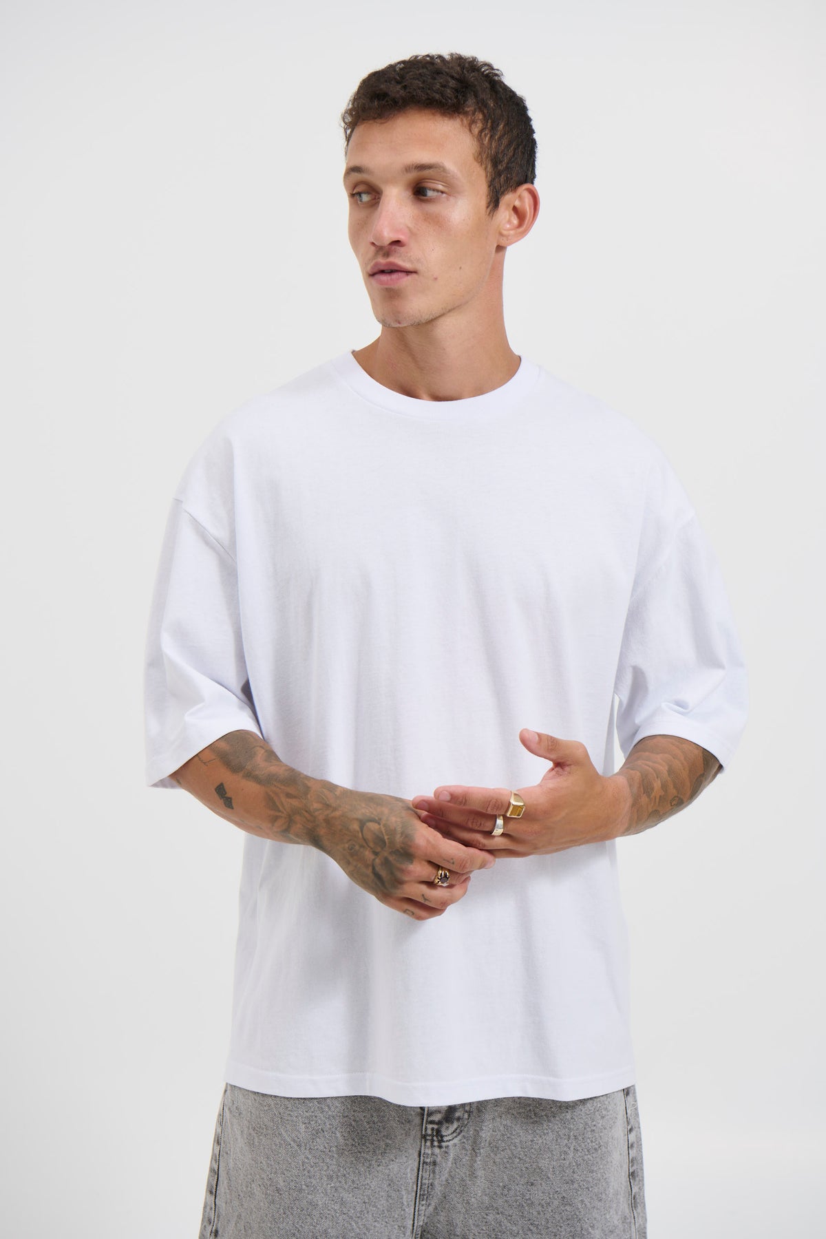 Standard Crew Tee White