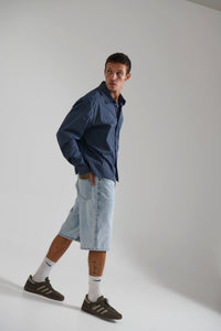 Long Sleeve Box Shirt Navy