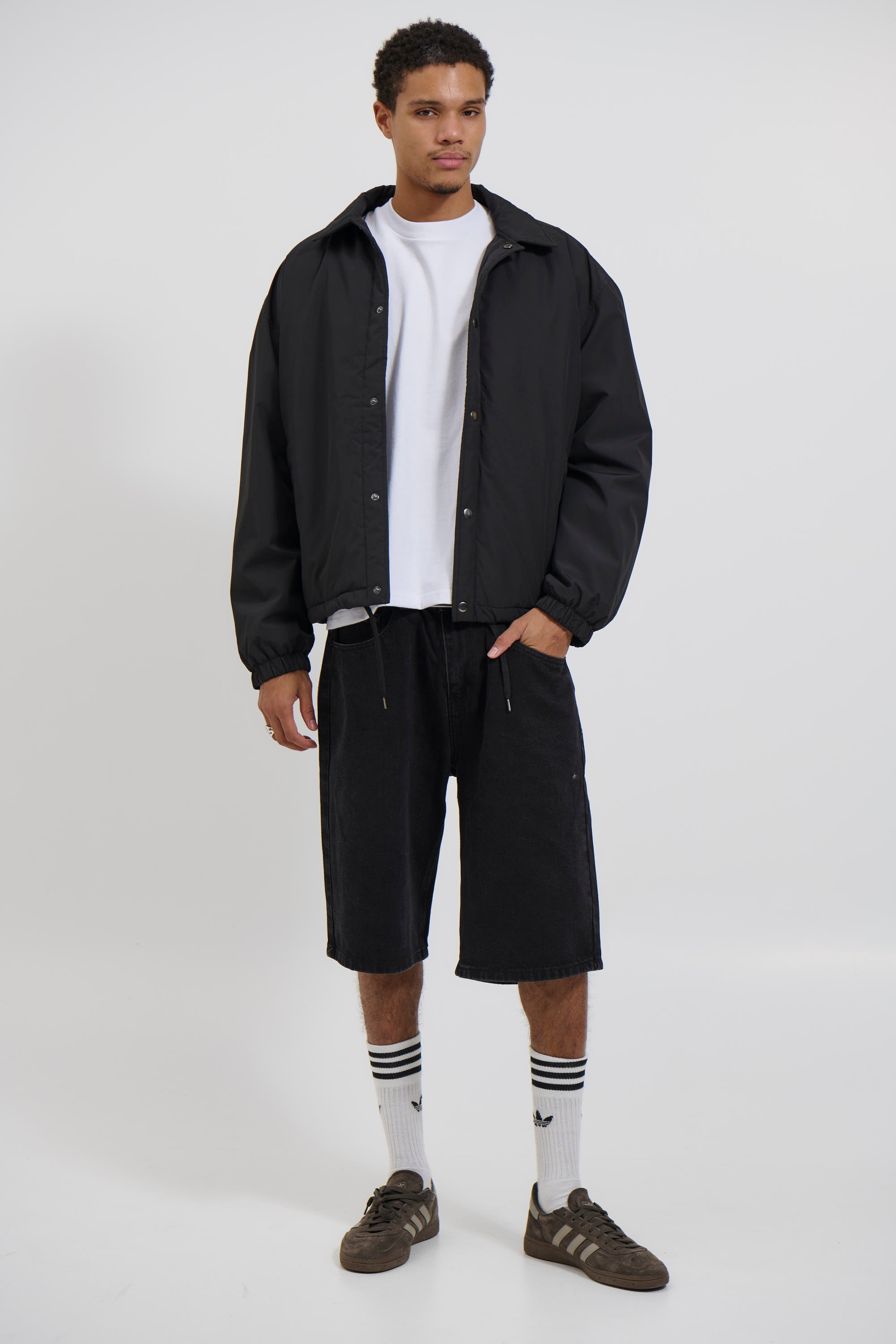 Padded Bomber Black
