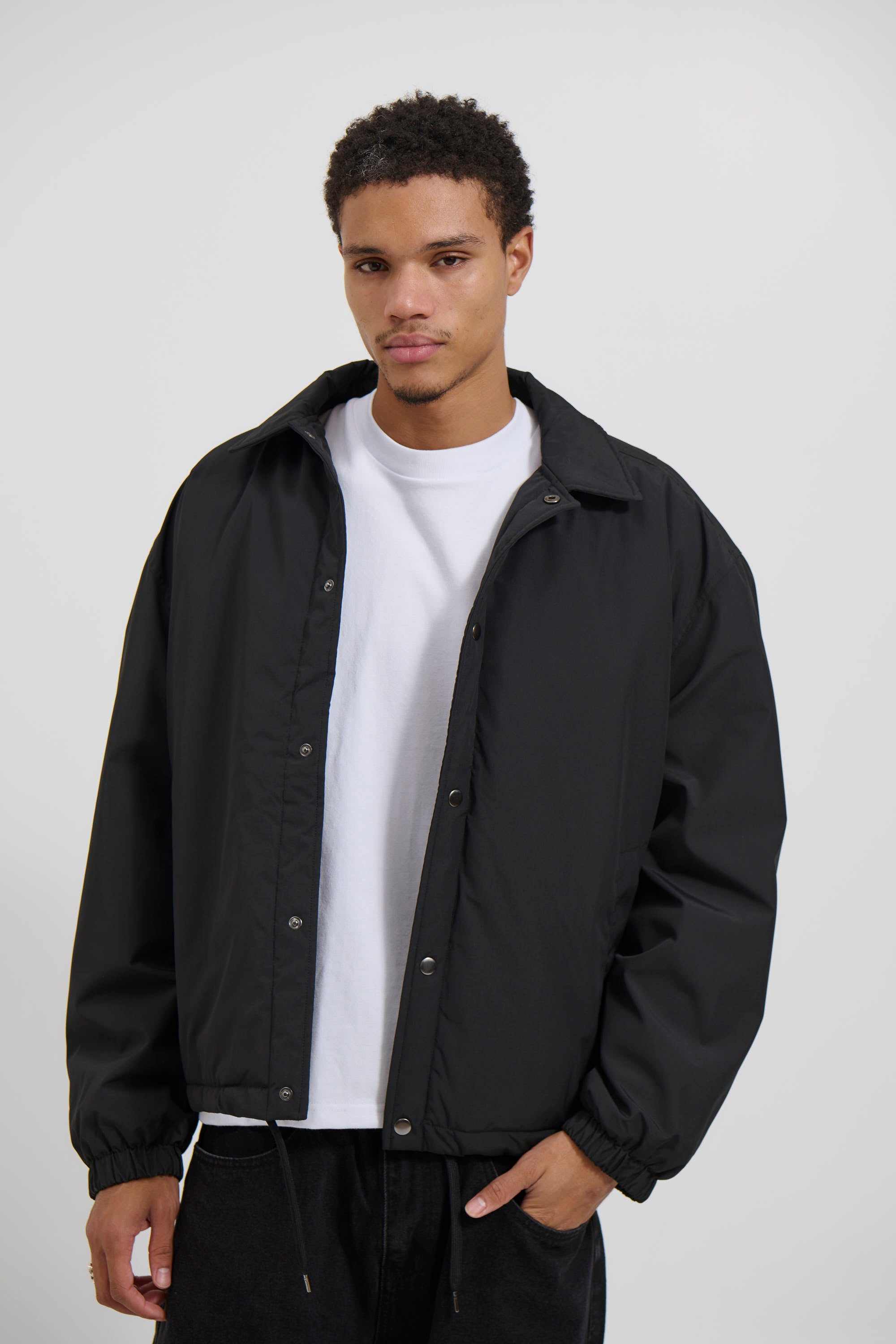 Padded Bomber Black