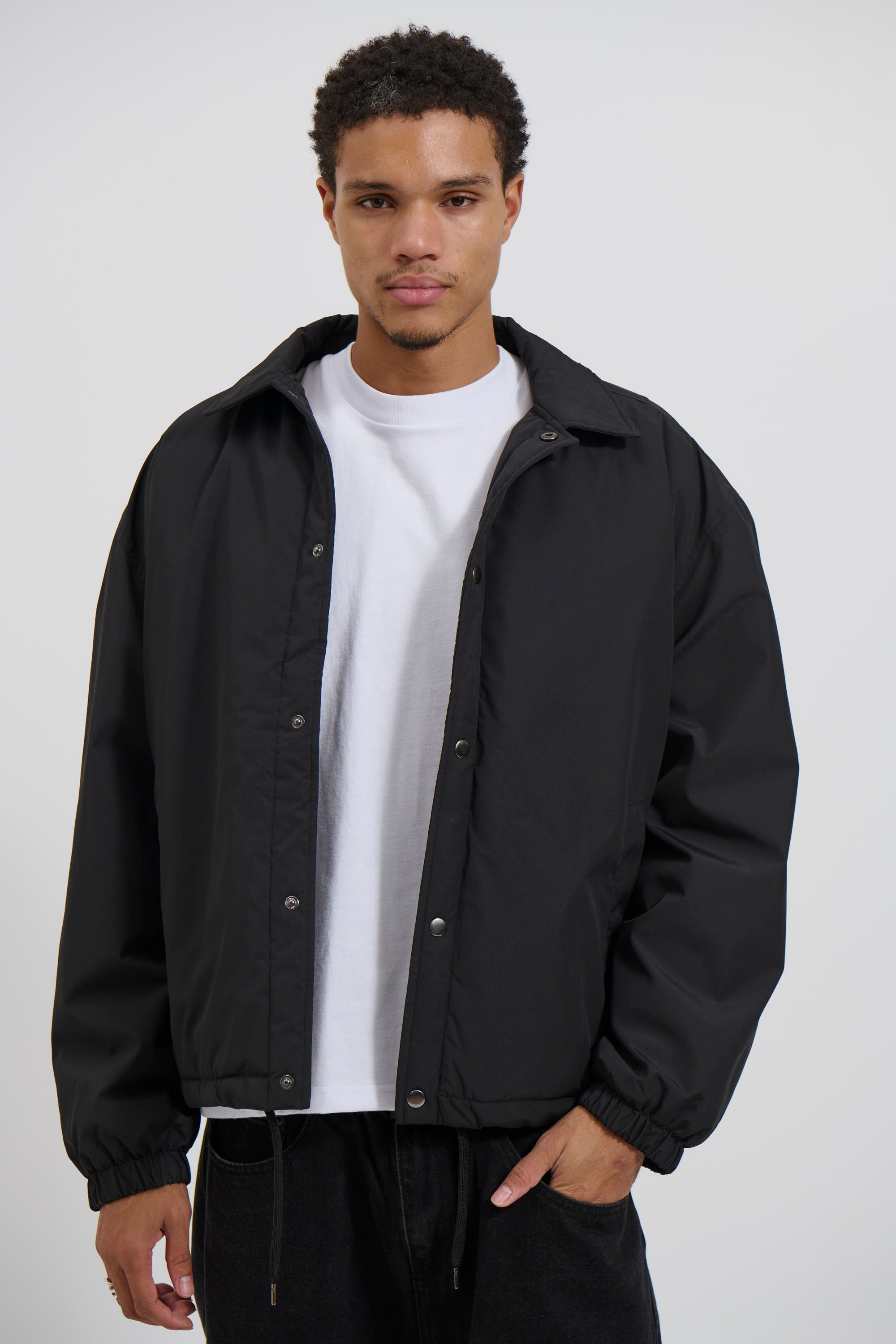 Padded Bomber Black