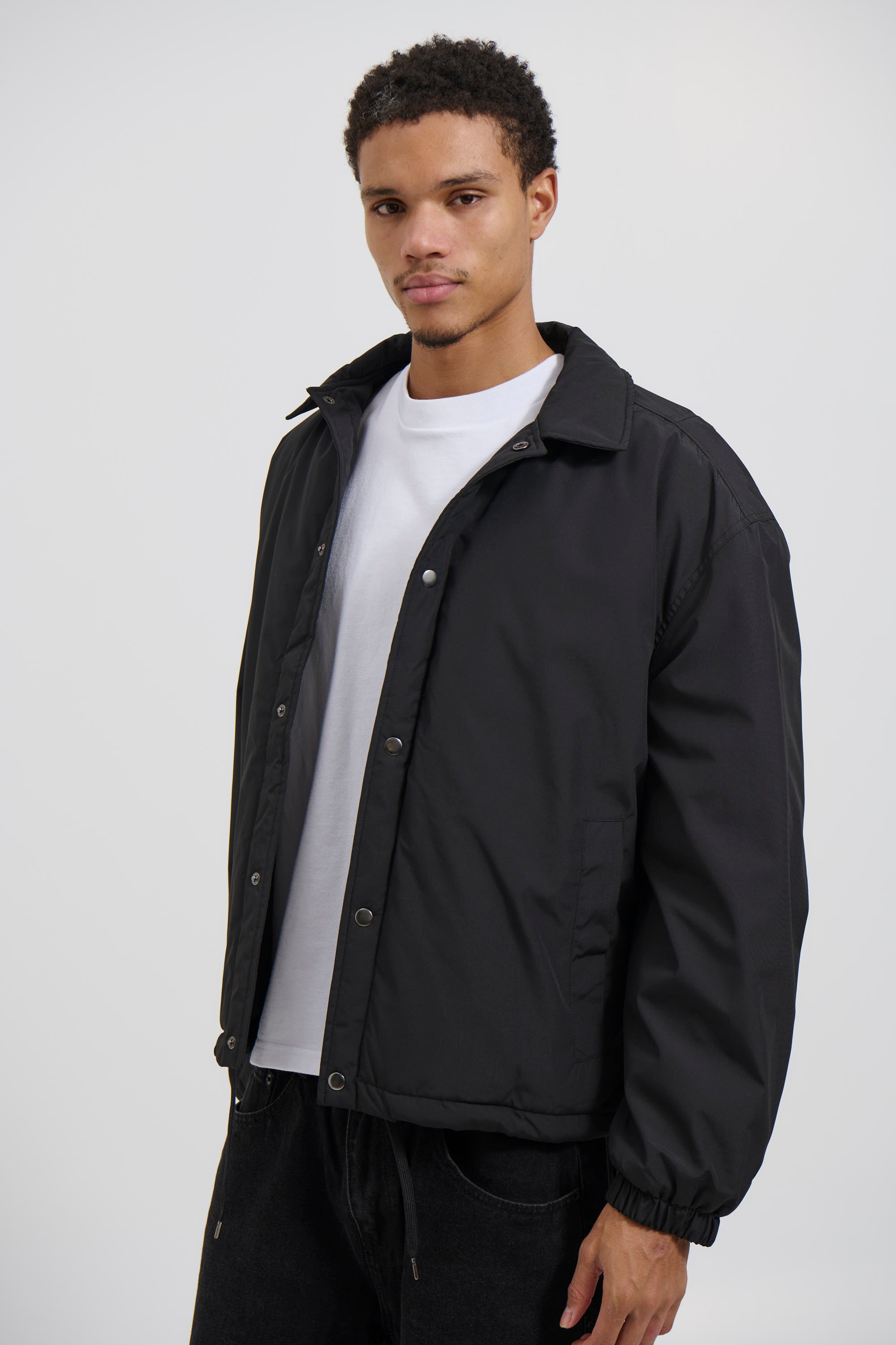 Padded Bomber Black