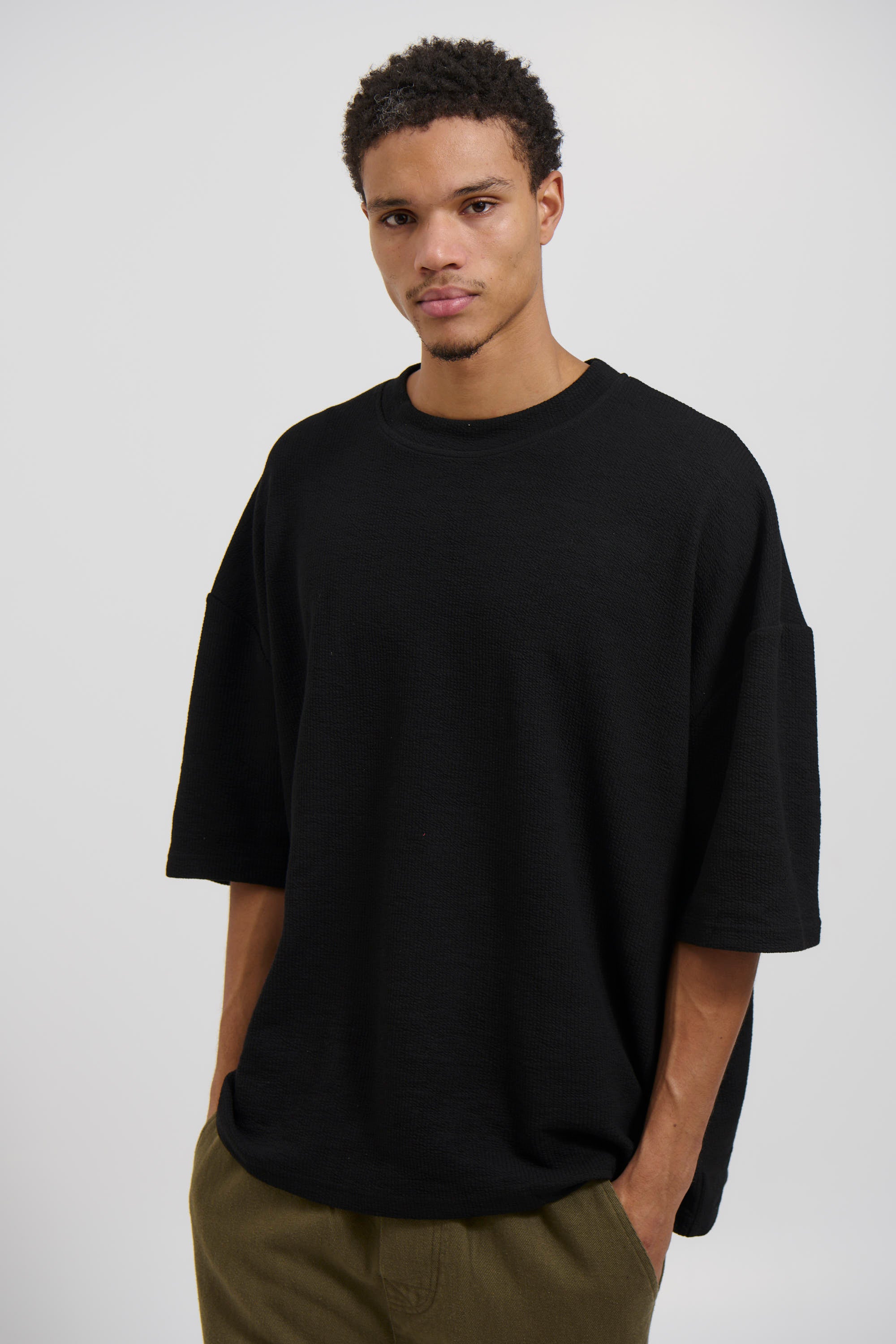 NTH Heavy Ribbed Tee Black