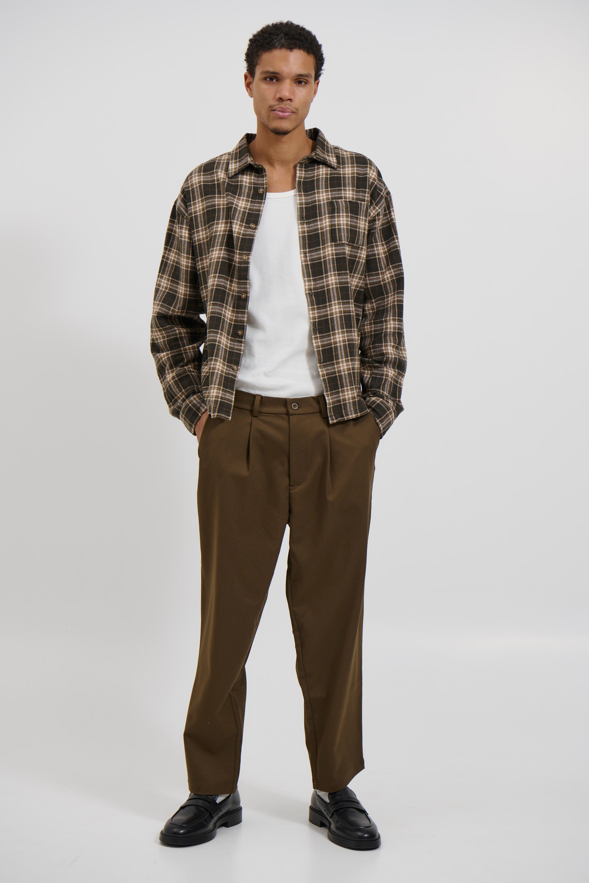 Luke Flow Pant Choc