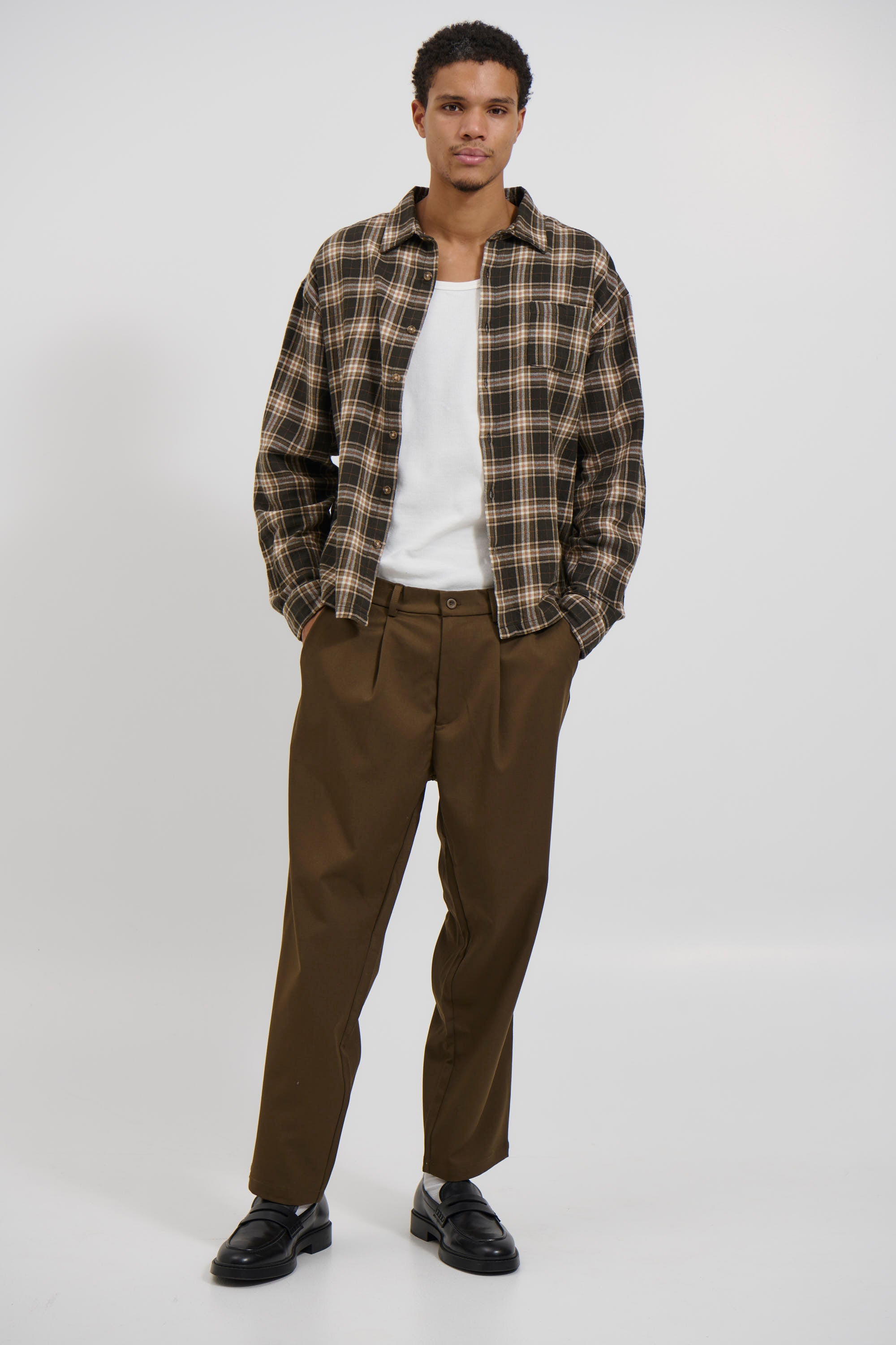 Luke Flow Pant Choc