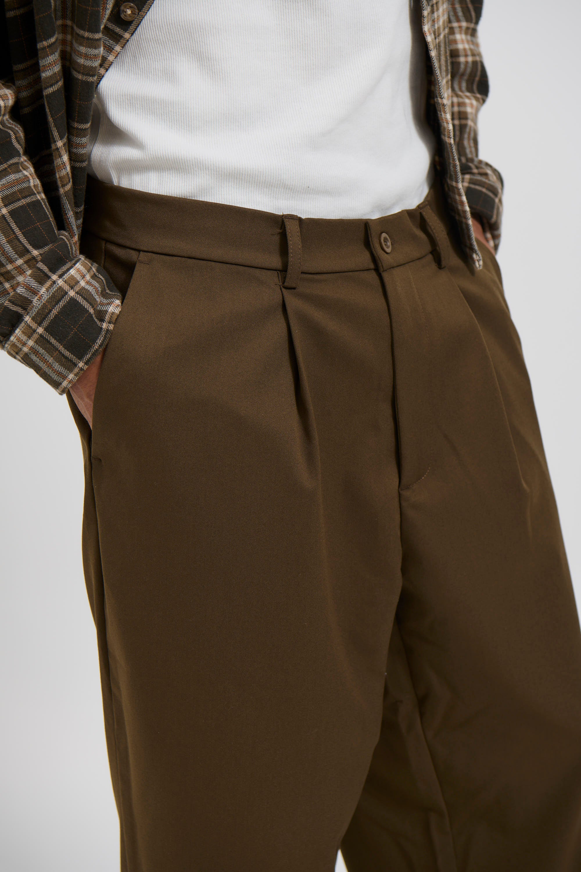 Luke Flow Pant Choc