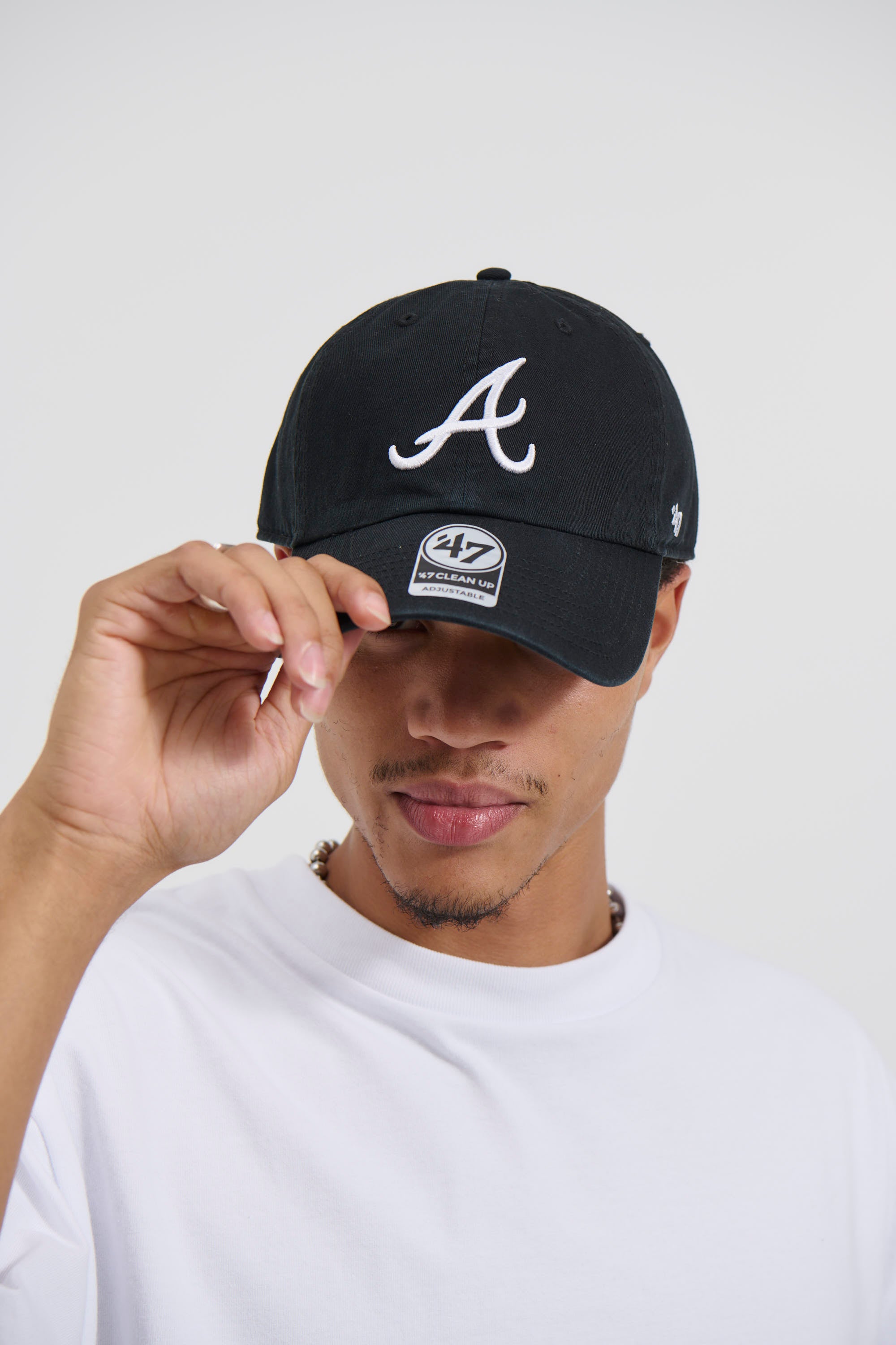 Atlanta Braces Cap Black/White