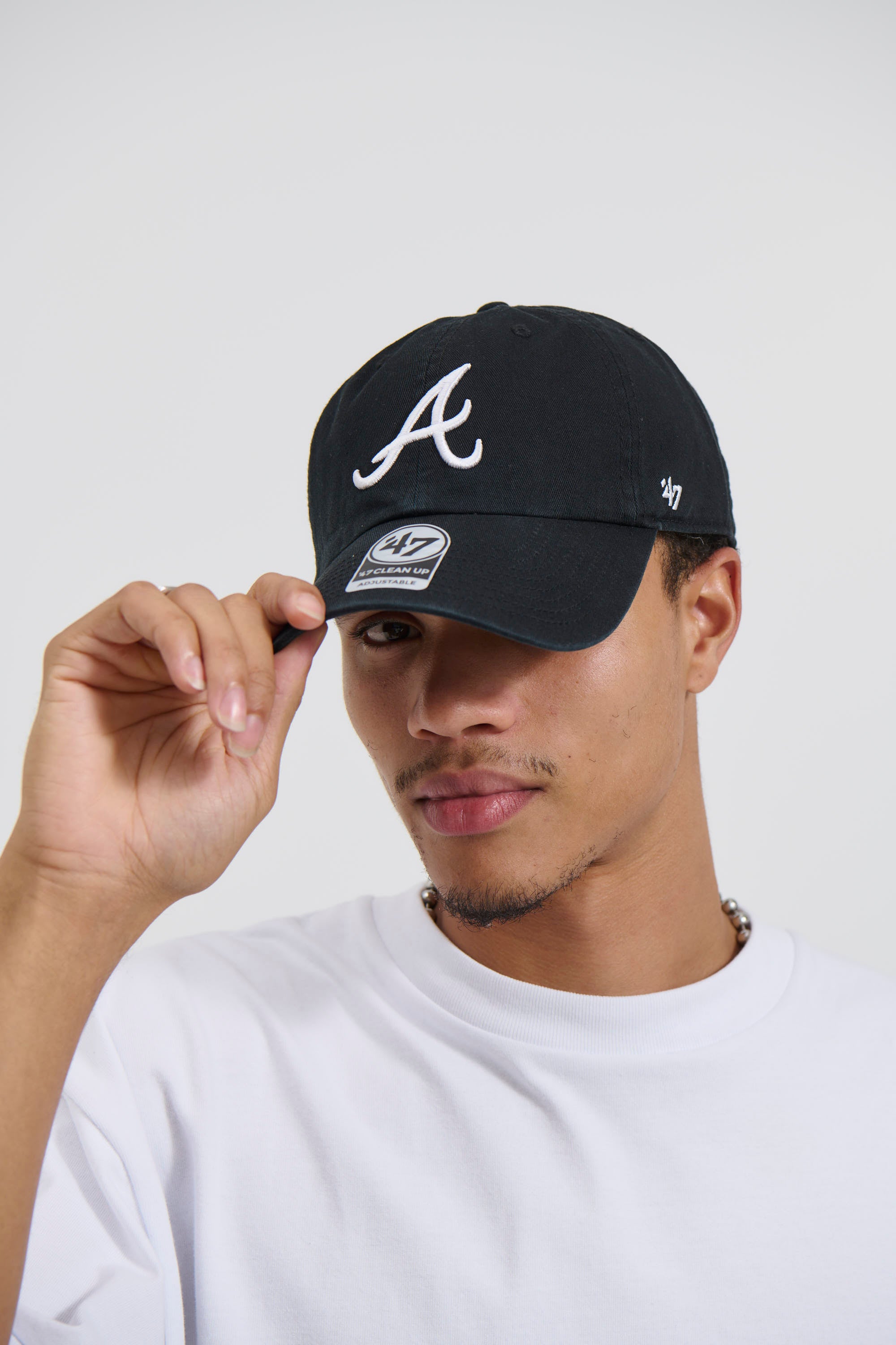 Atlanta Braces Cap Black/White