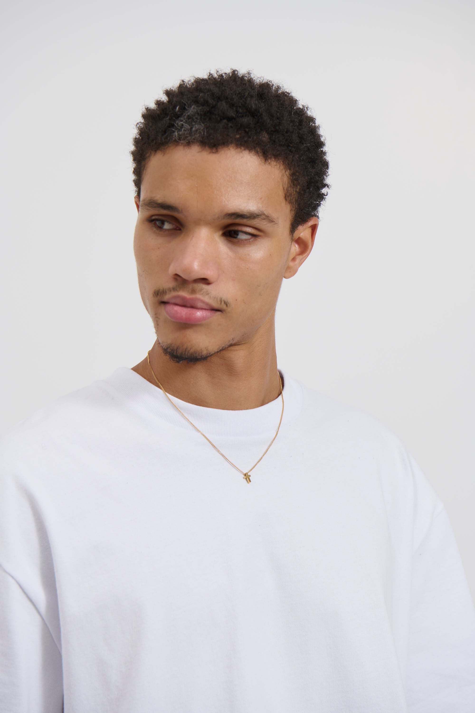 Cross Chain 18K Gold Plated