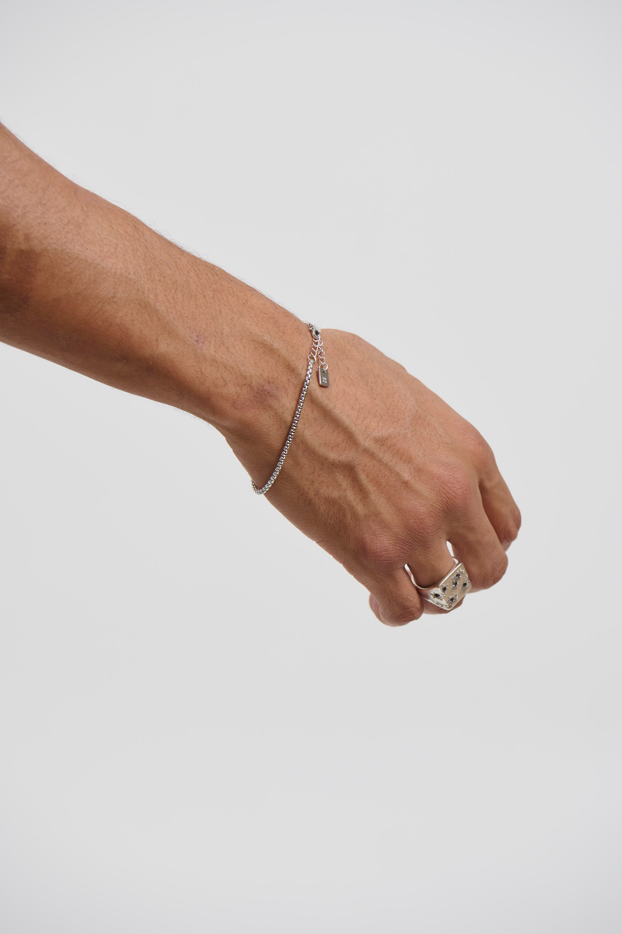 Archie Bracelet White Gold Plated