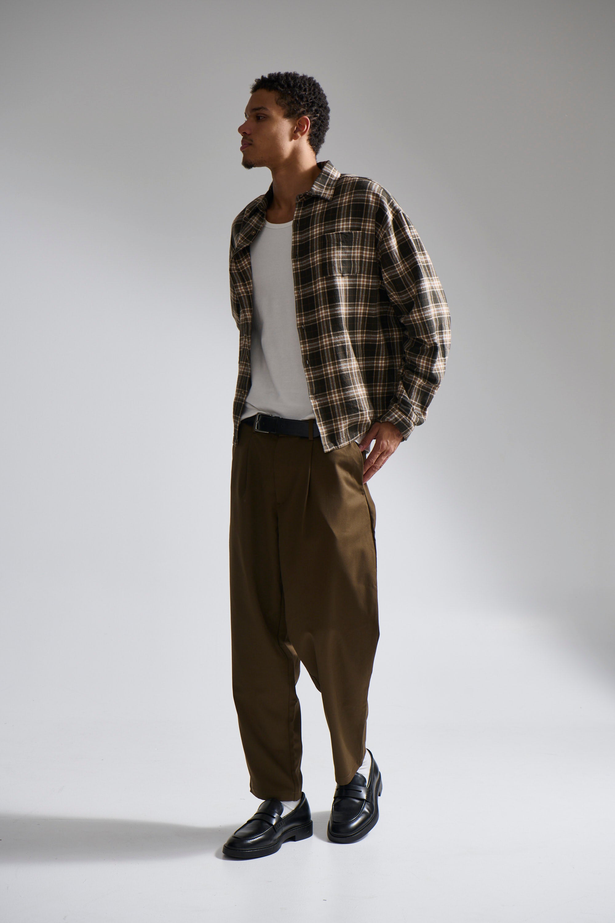 Luke Flow Pant Choc