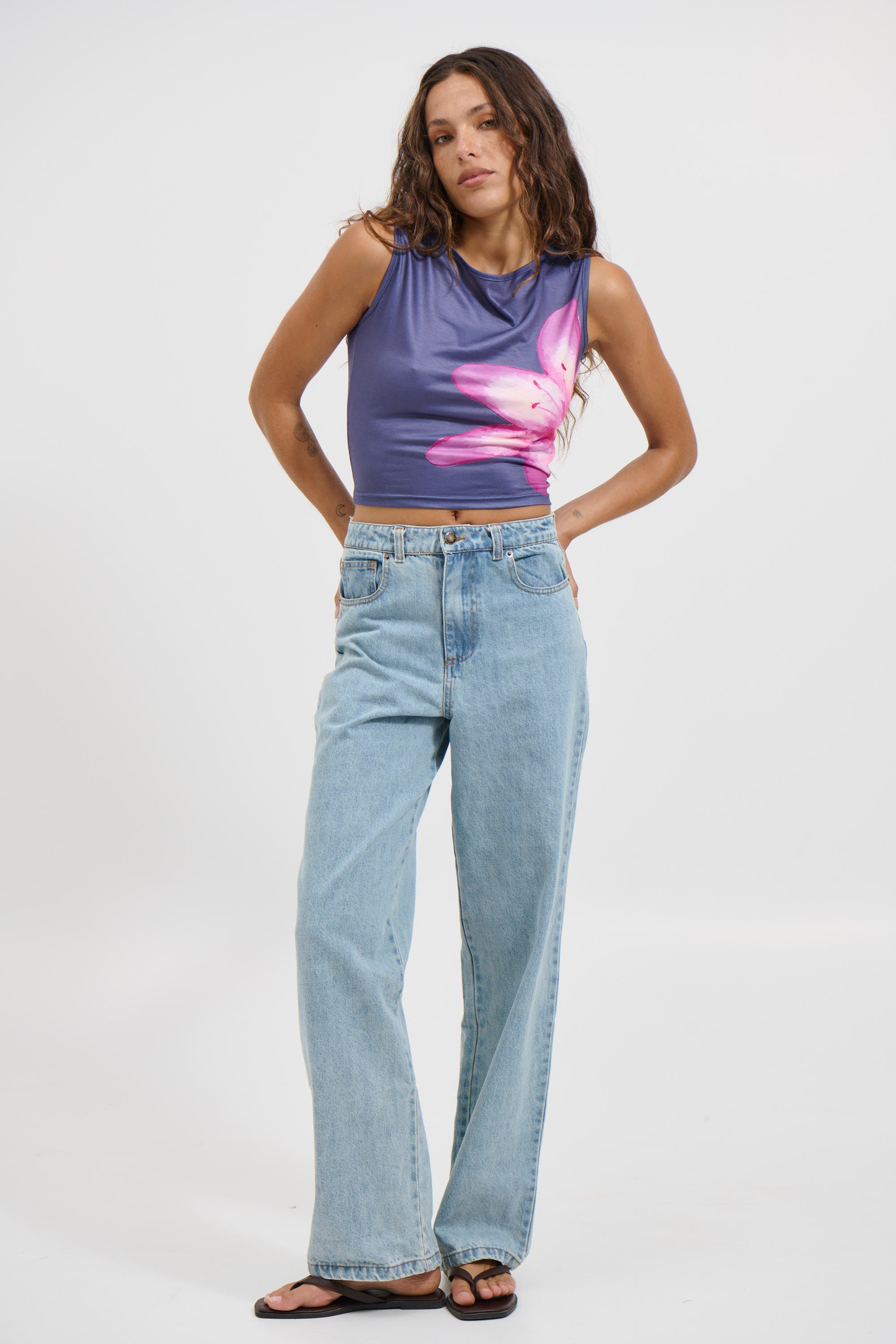 Lorelai Blossom Tank Slate