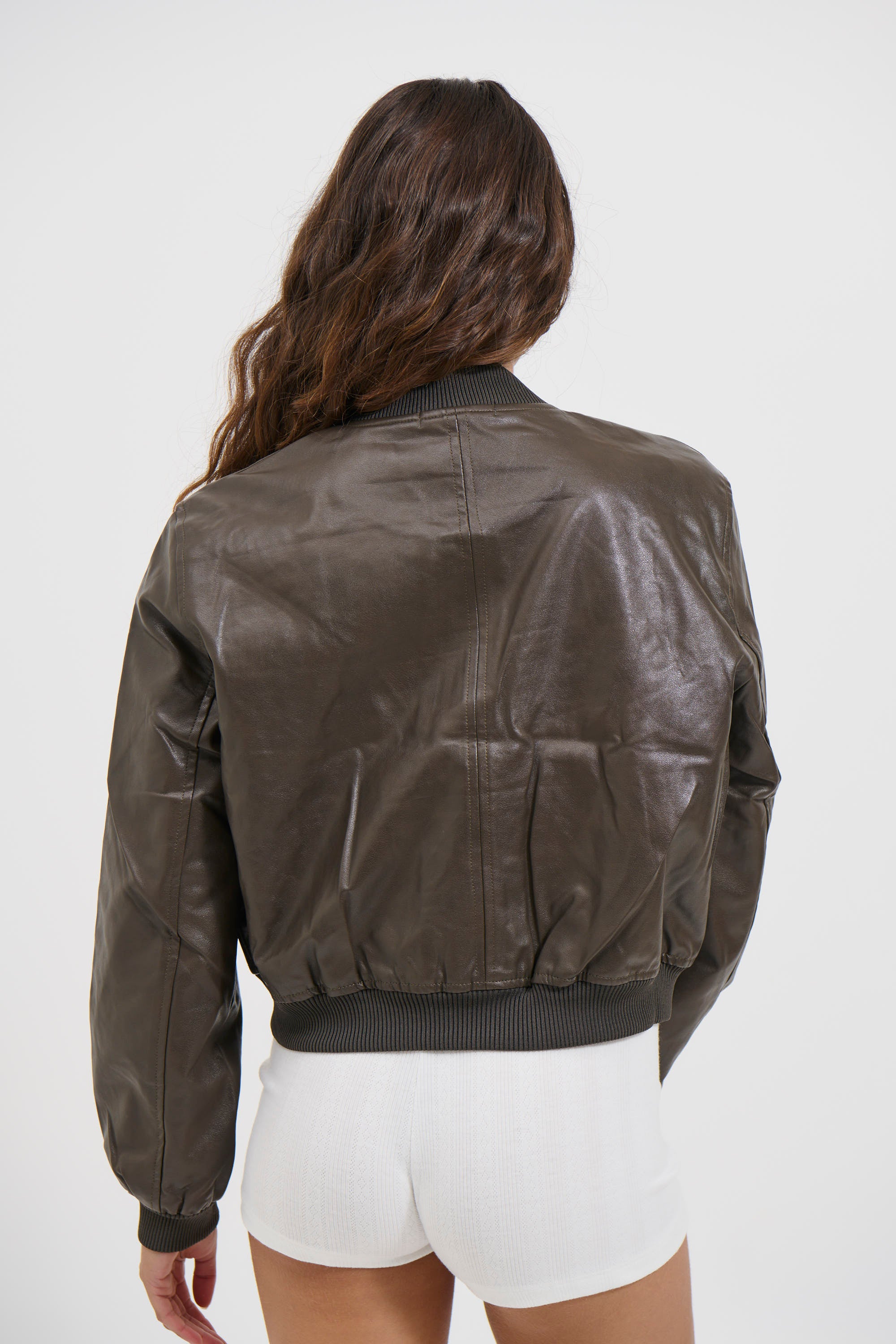 Ingrid Bomber Jacket Chocolate