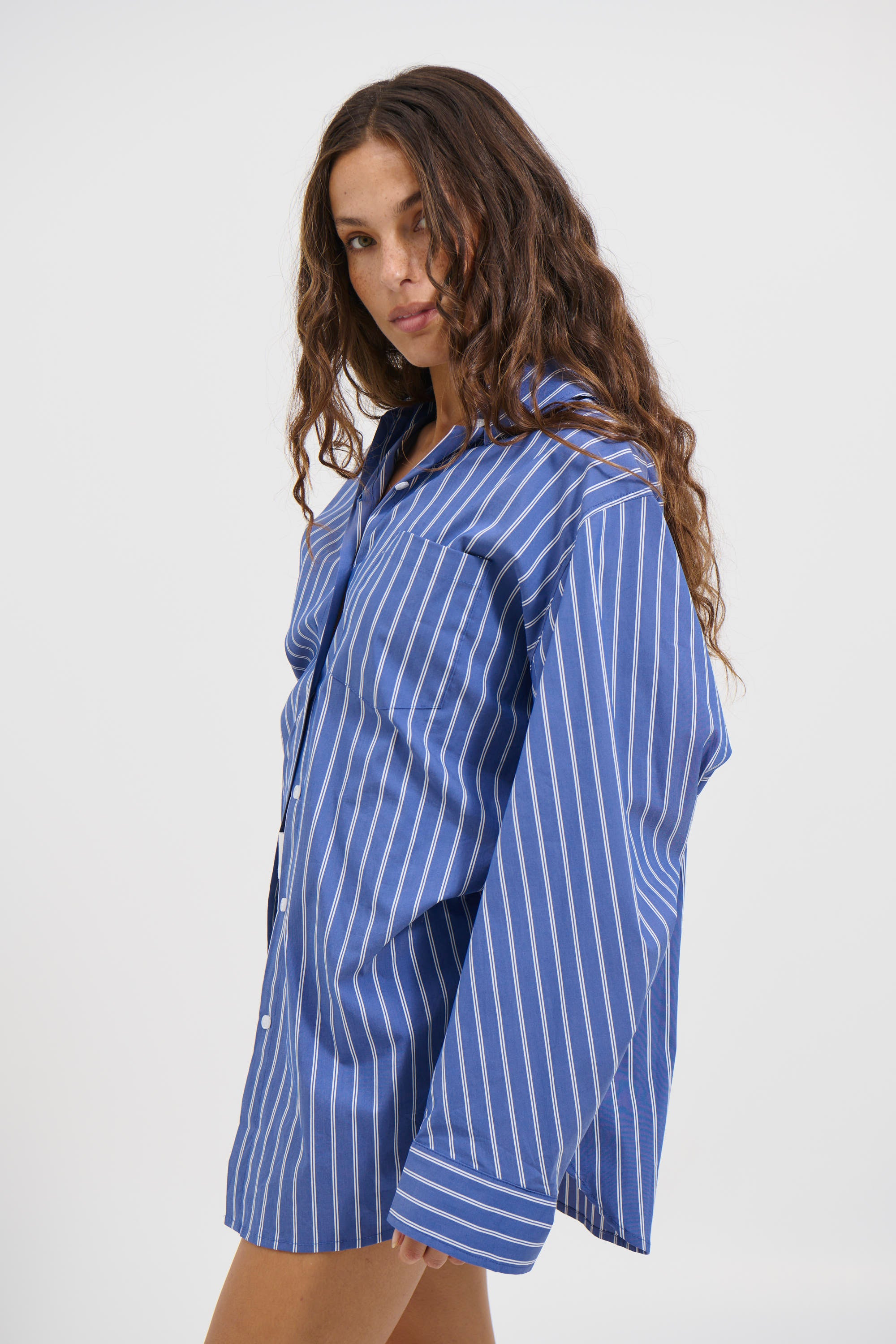 Sia Shirt Dark Blue