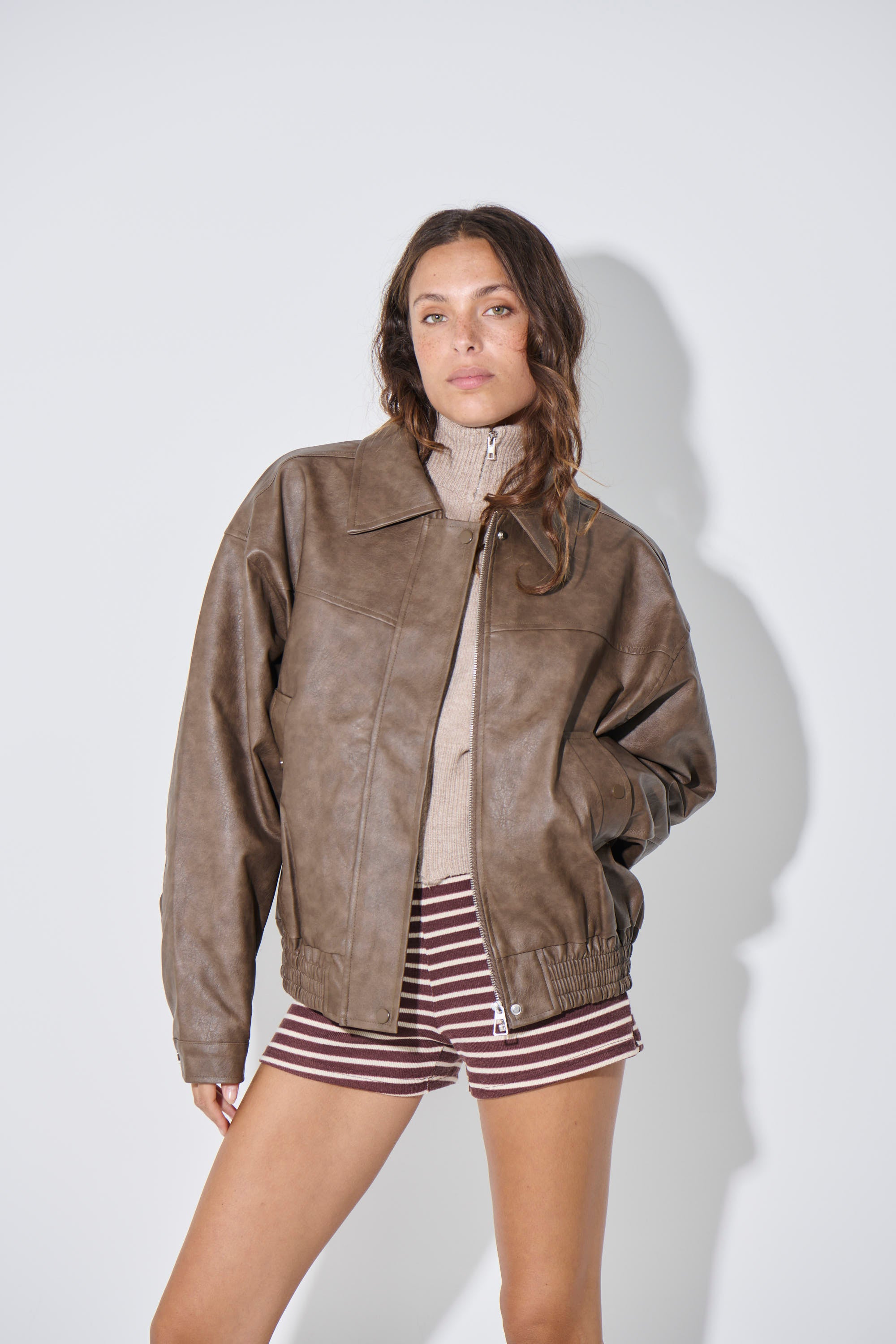 Barkley Bomber Jacket Chocolate
