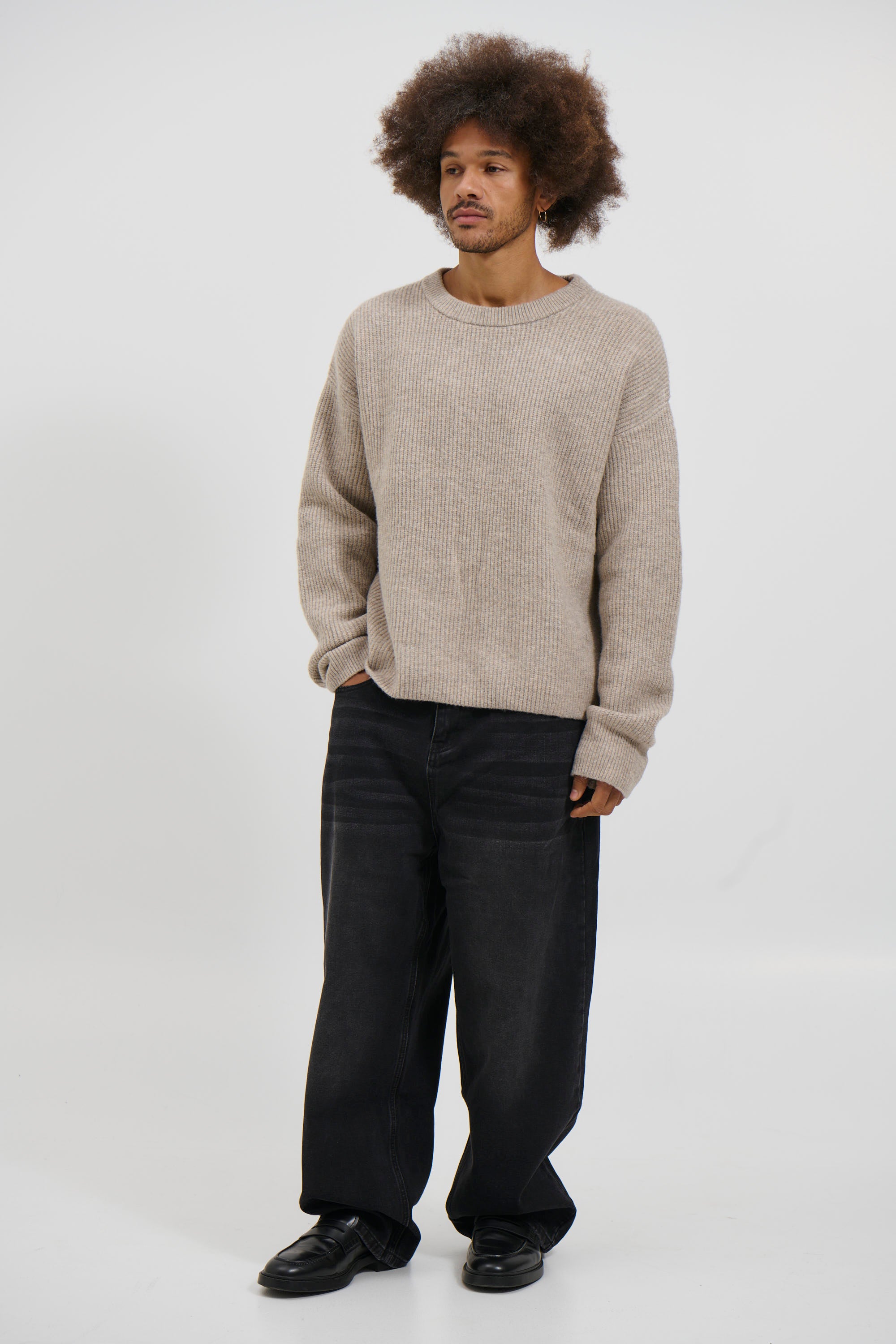 Slouch Knit Light Tan