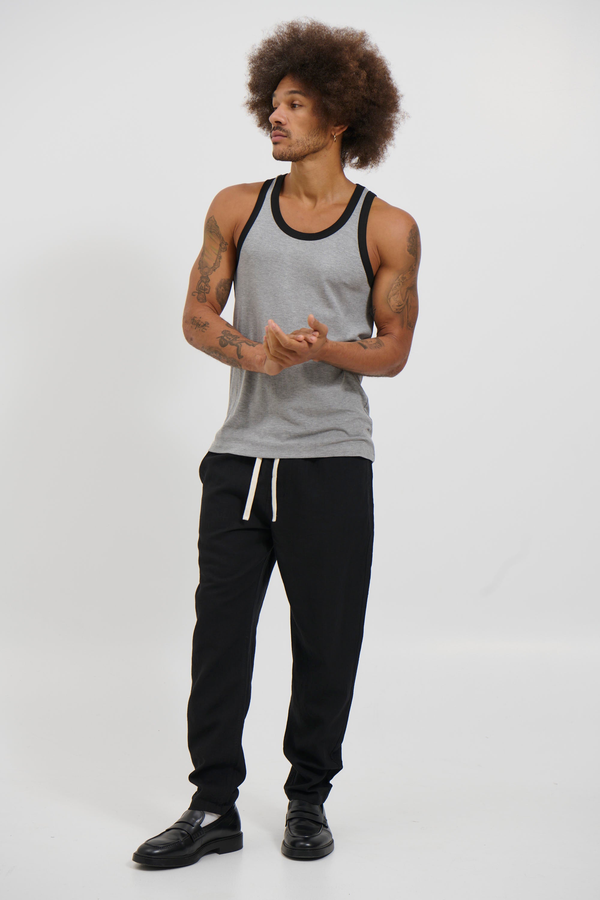 Zoro Singlet Grey/Black