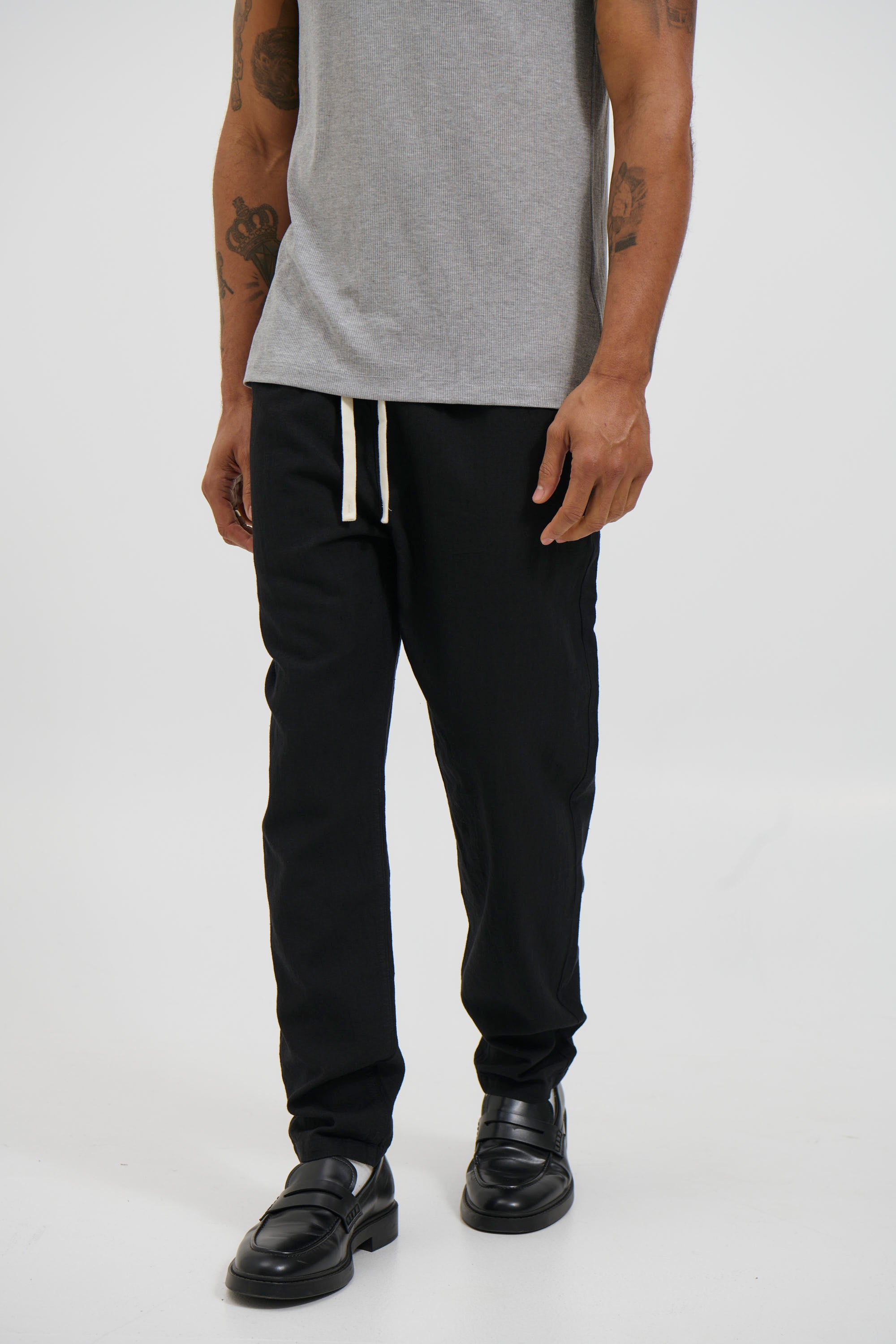 NTH Linen Pant Black
