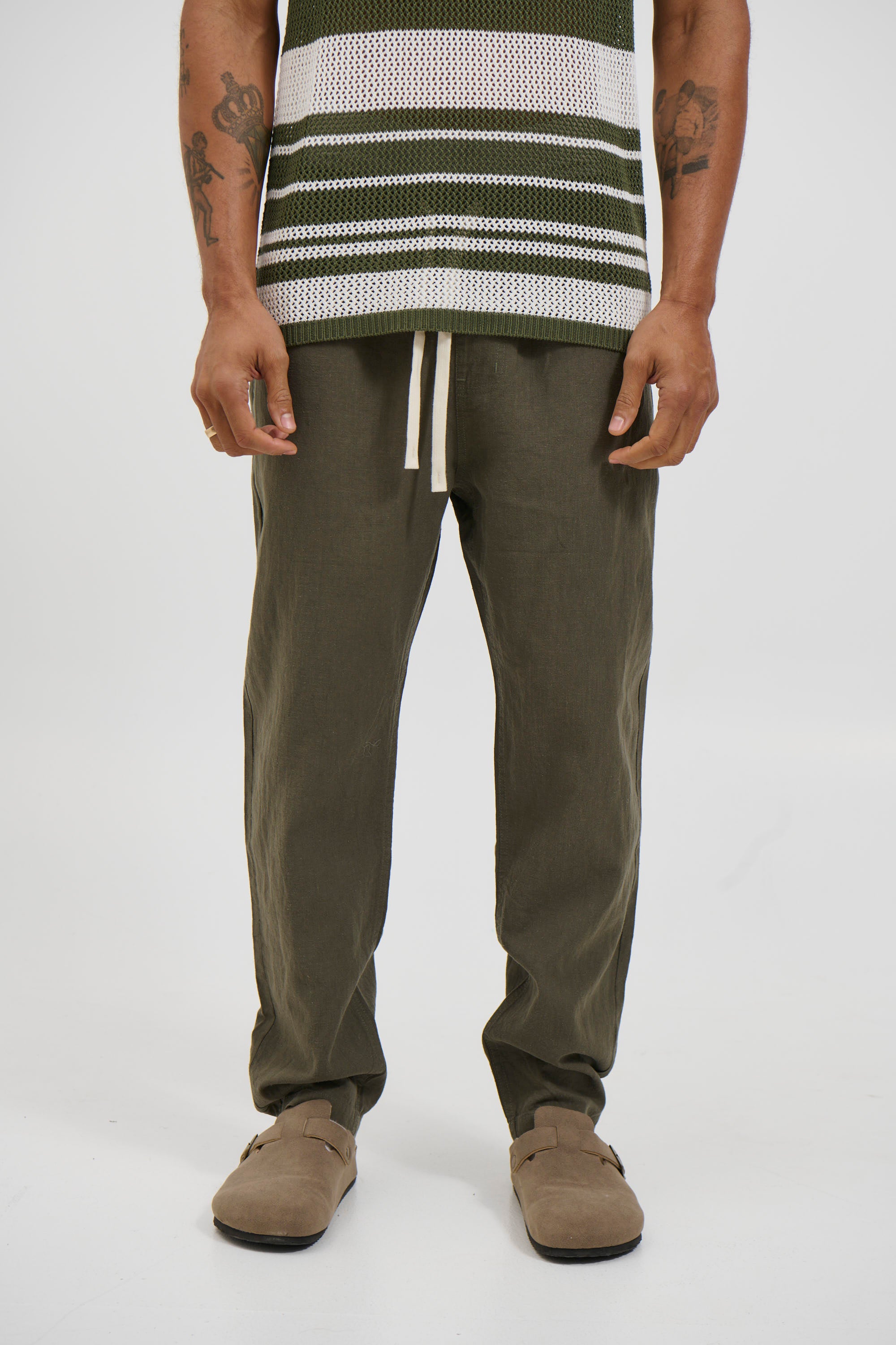 NTH Linen Pant Khaki