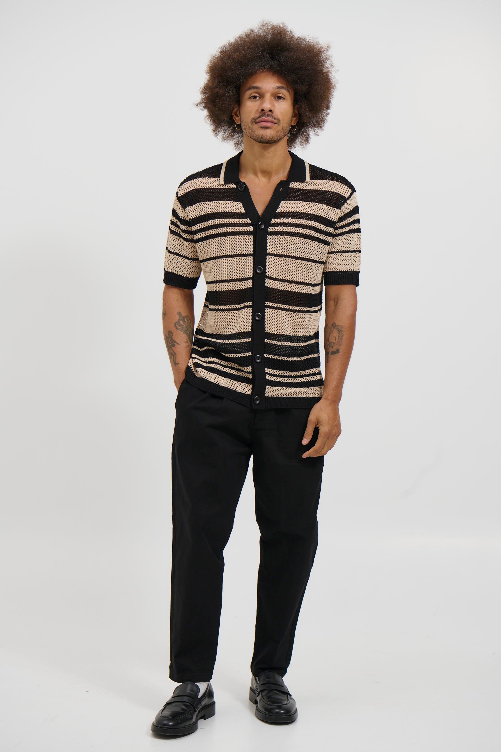 Monroe Top Black/Sand