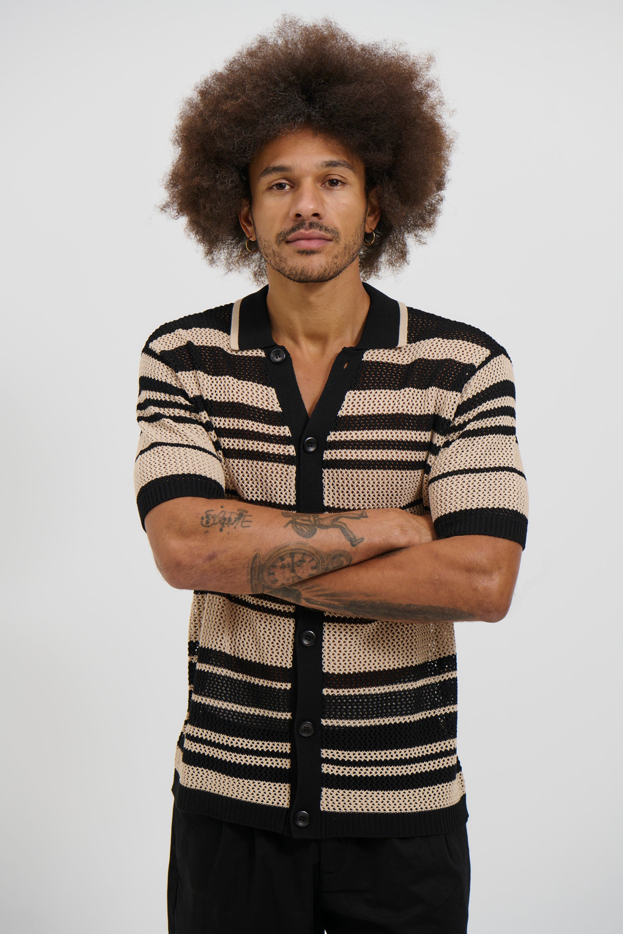 Monroe Top Black/Sand