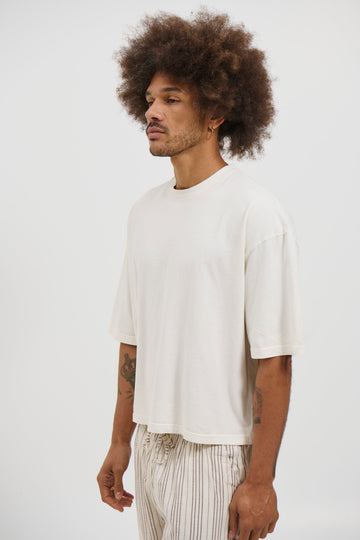 NTH Crop Box Tee Ivory