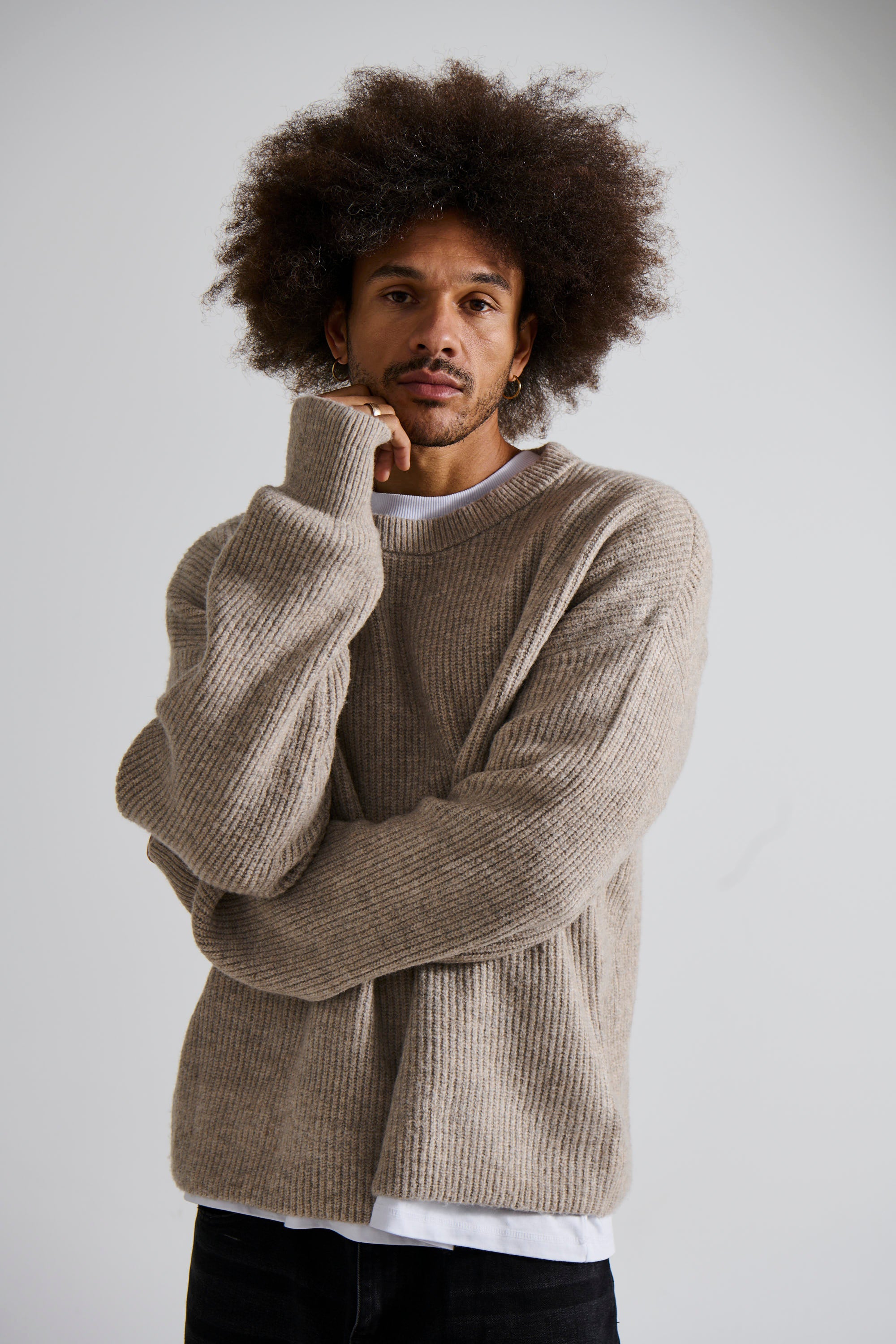 Slouch Knit Light Tan