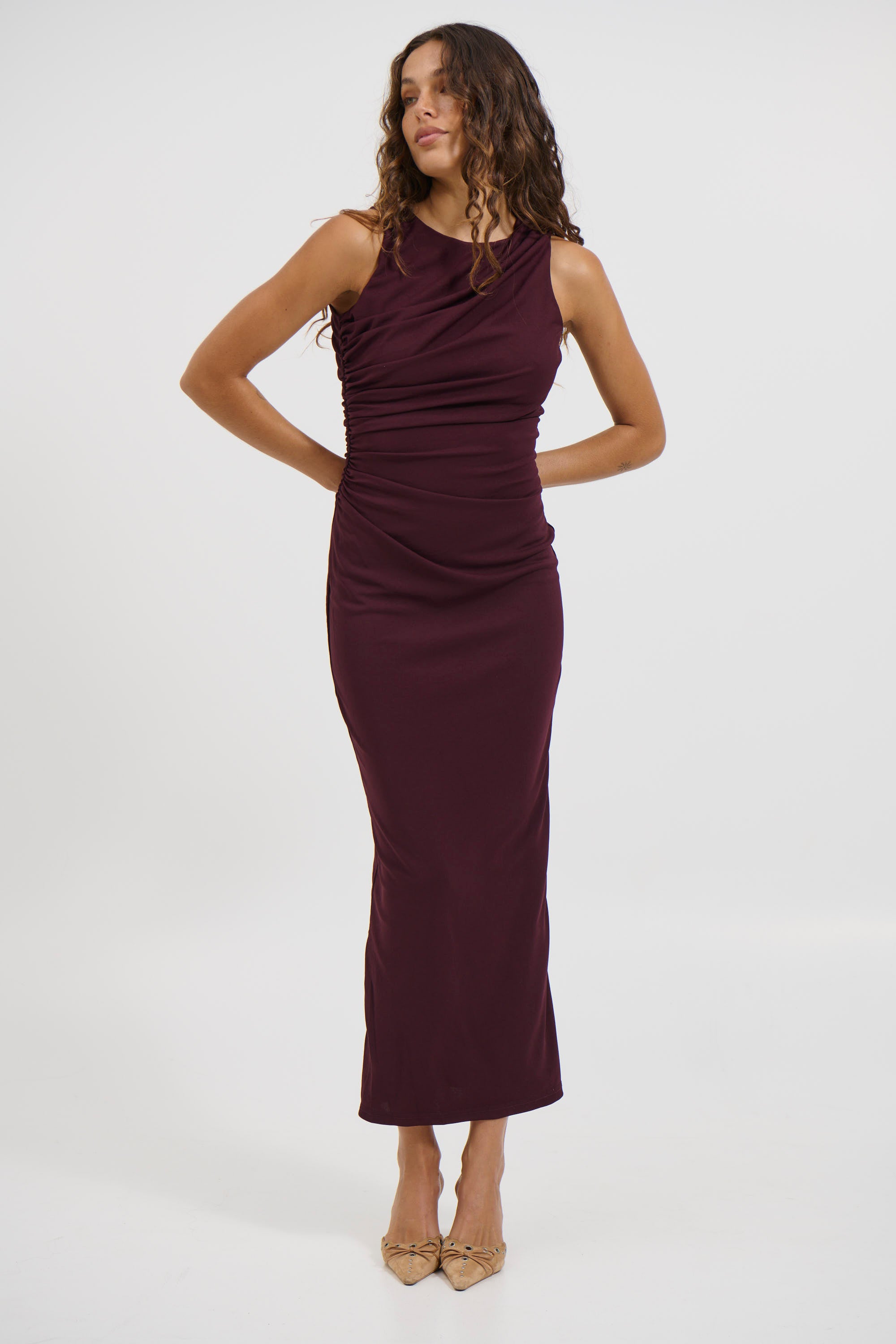 Avery Maxi Dress Plum