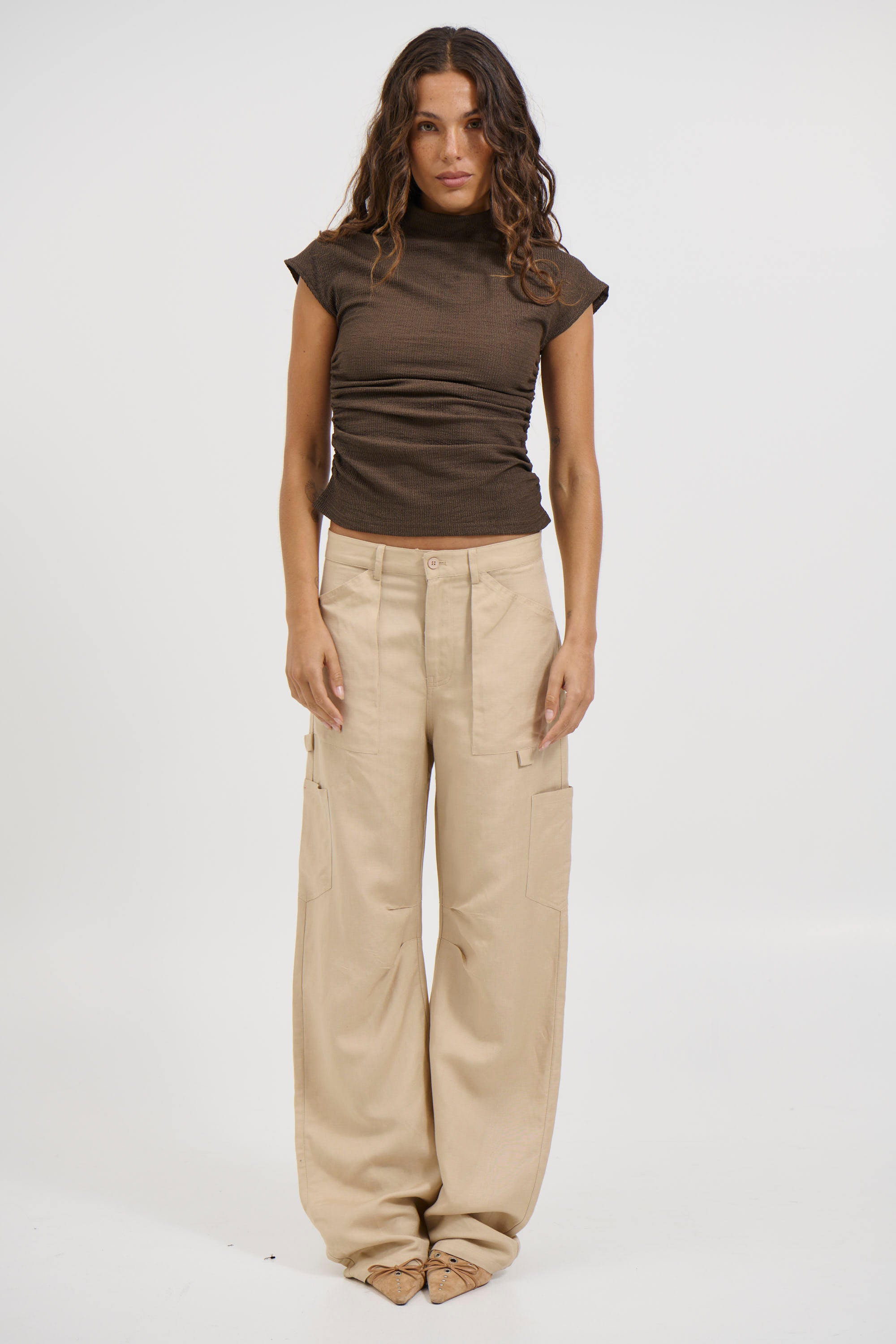 Miami Vice Linen Pant Deep Wheat