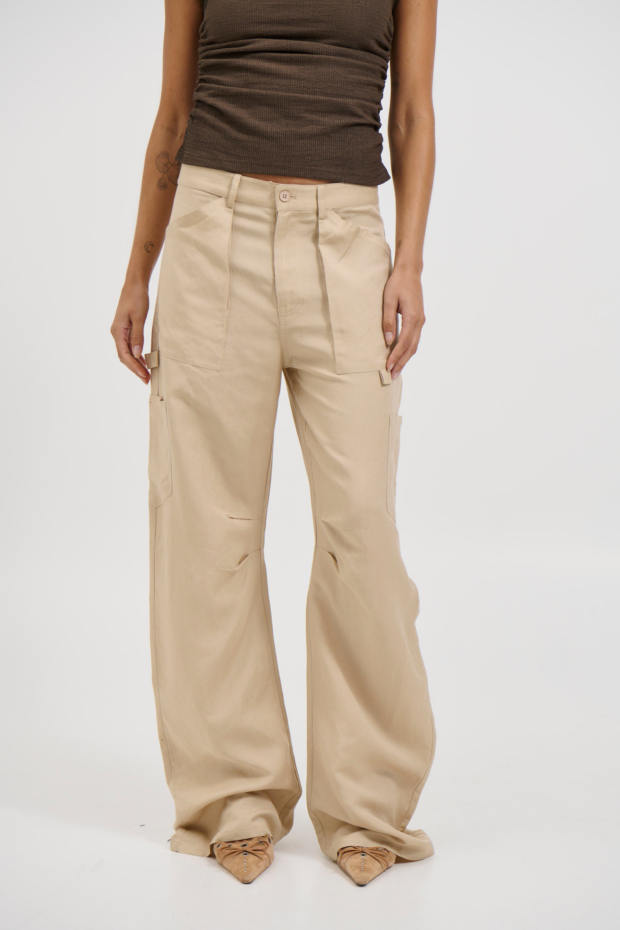 Miami Vice Linen Pant Deep Wheat