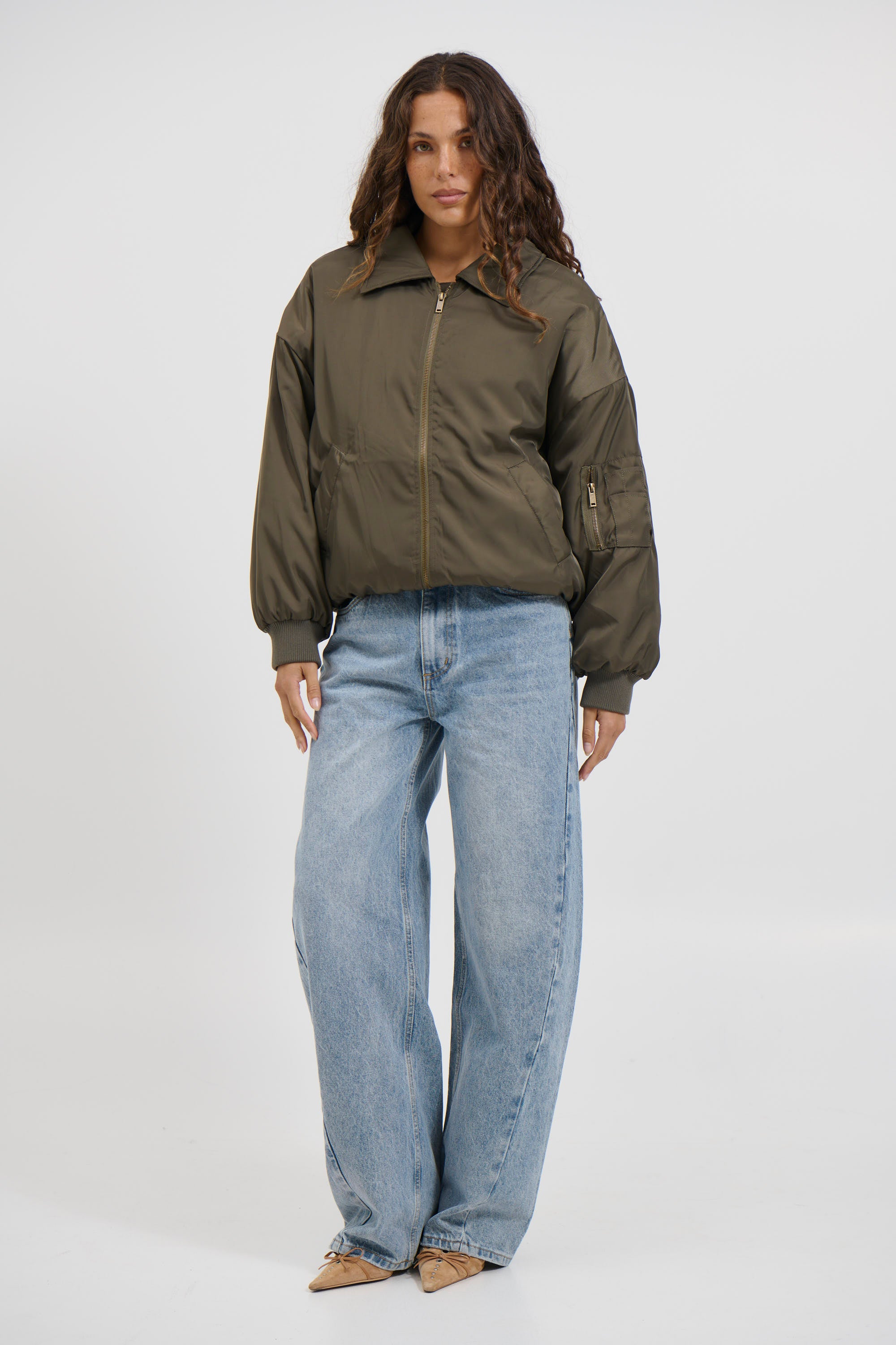 Blake Bomber Jacket Army
